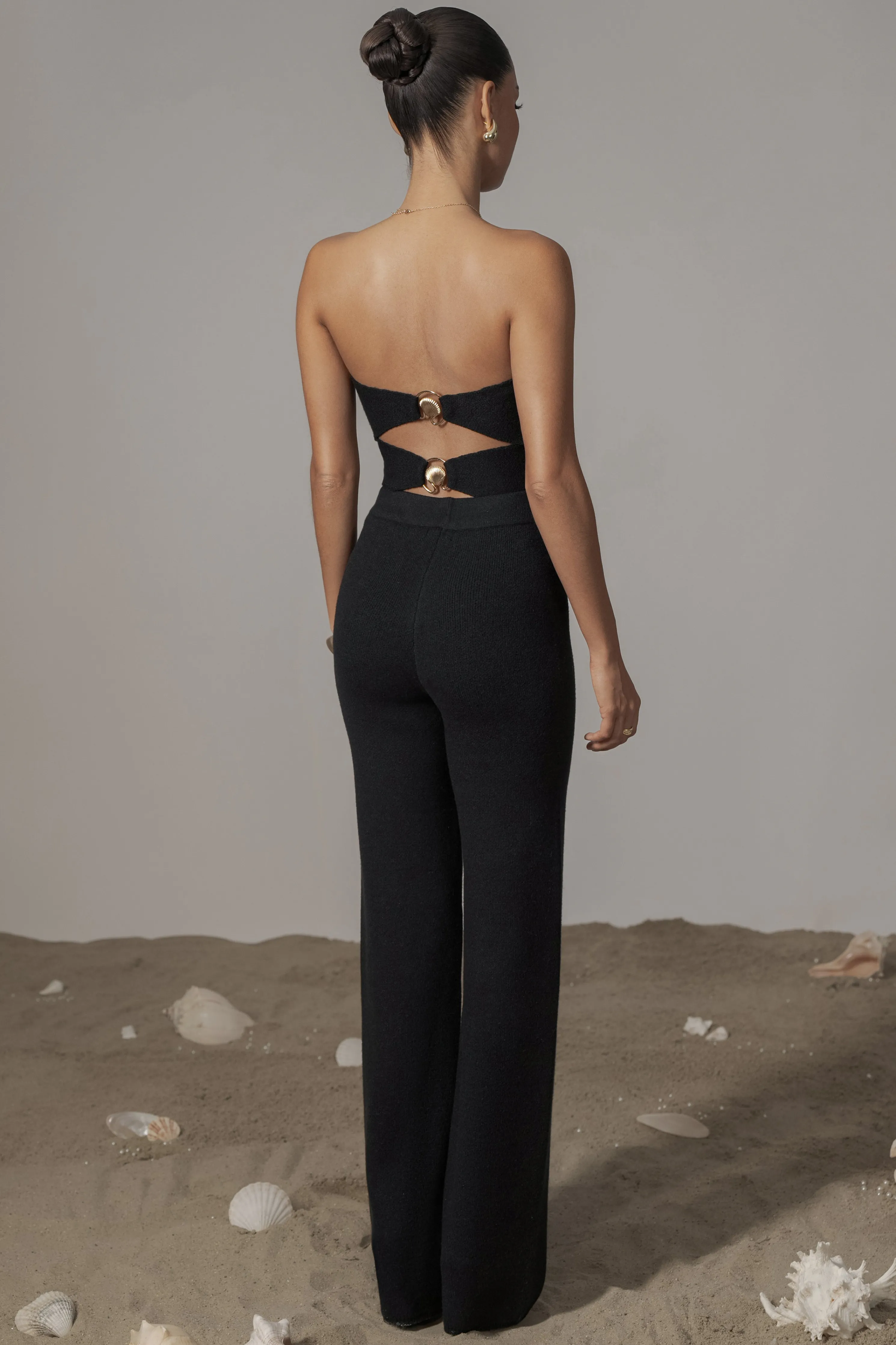 Black Tropic Oasis Top