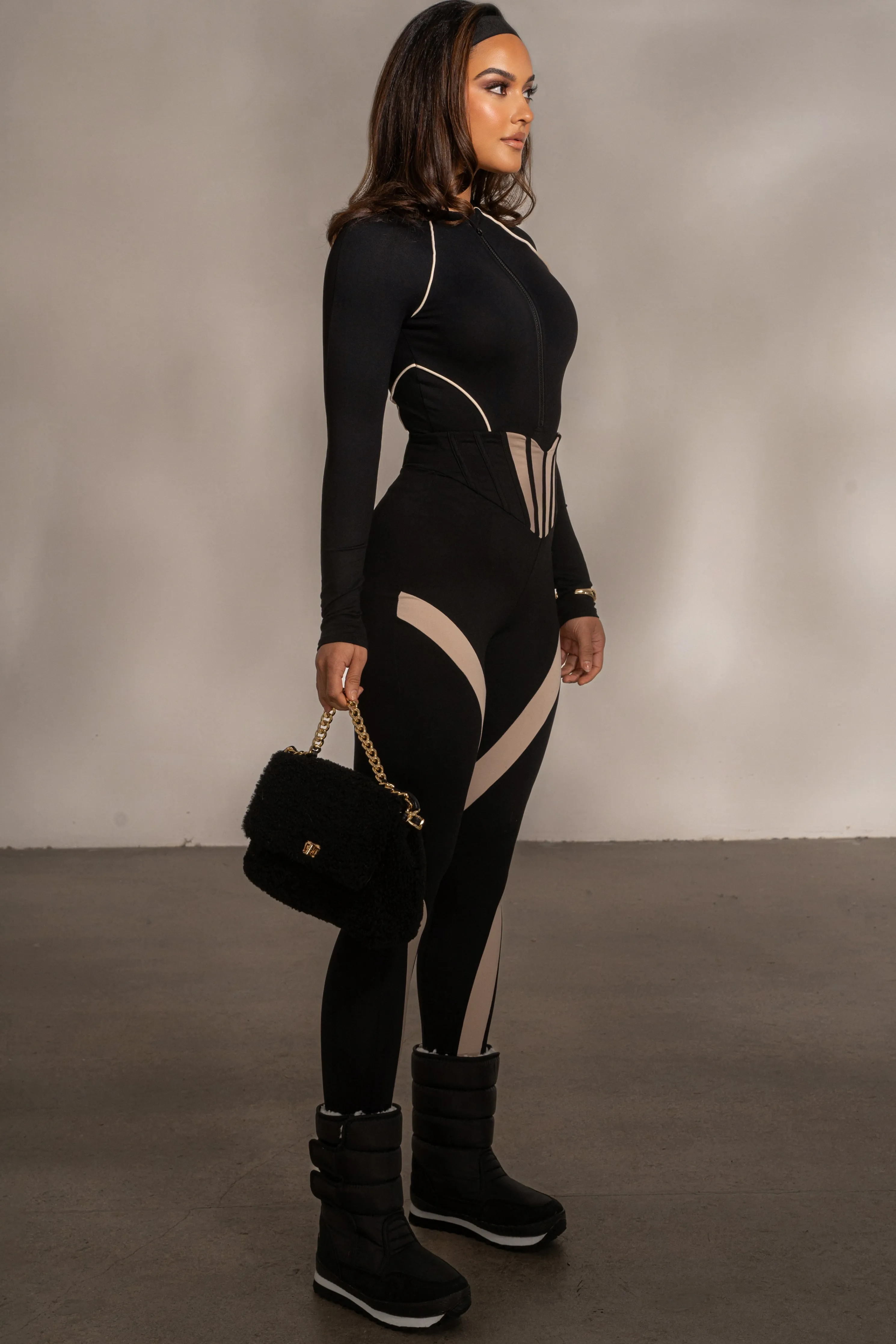 Black Valen High Waisted Leggings