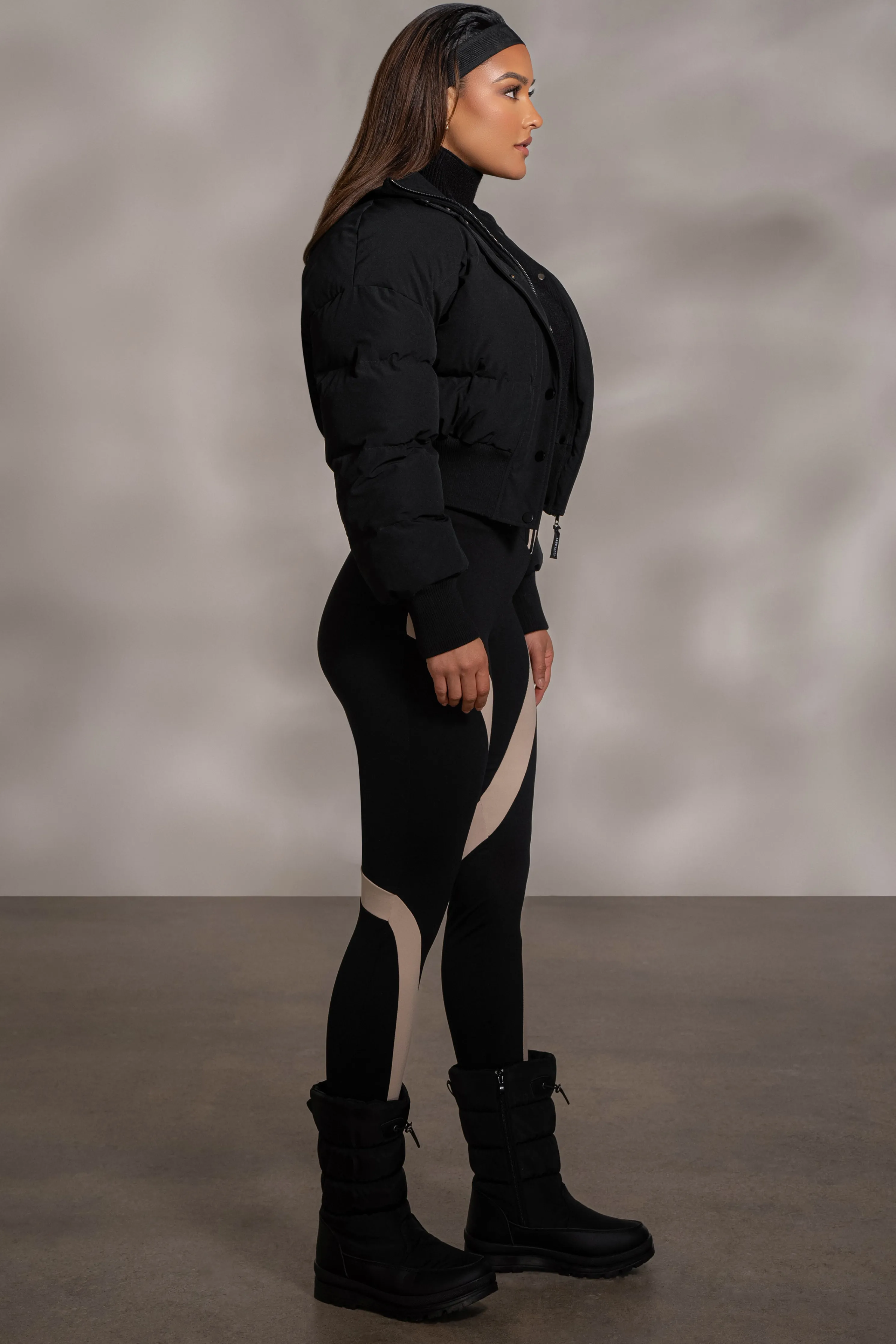 Black Valen High Waisted Leggings