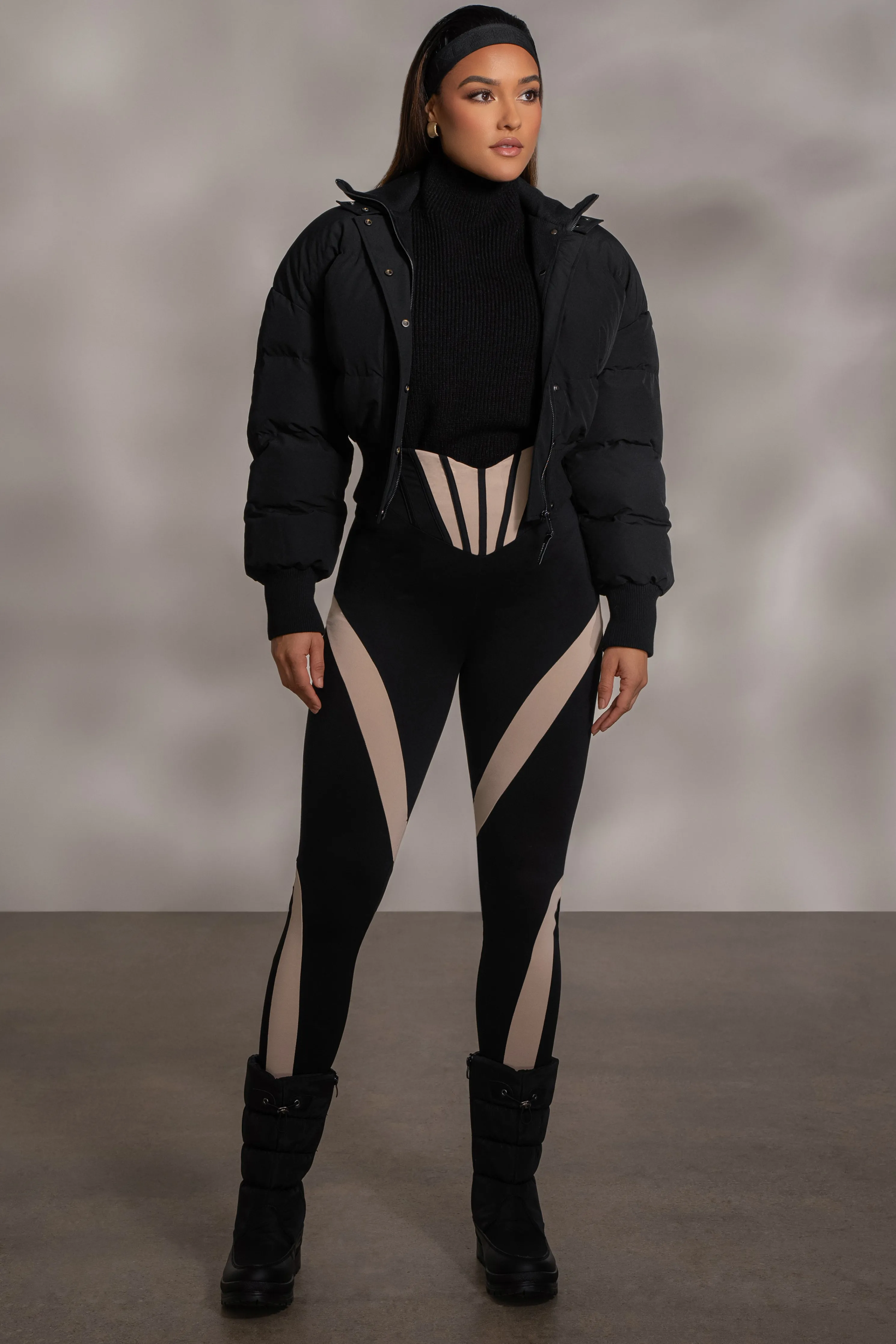 Black Valen High Waisted Leggings