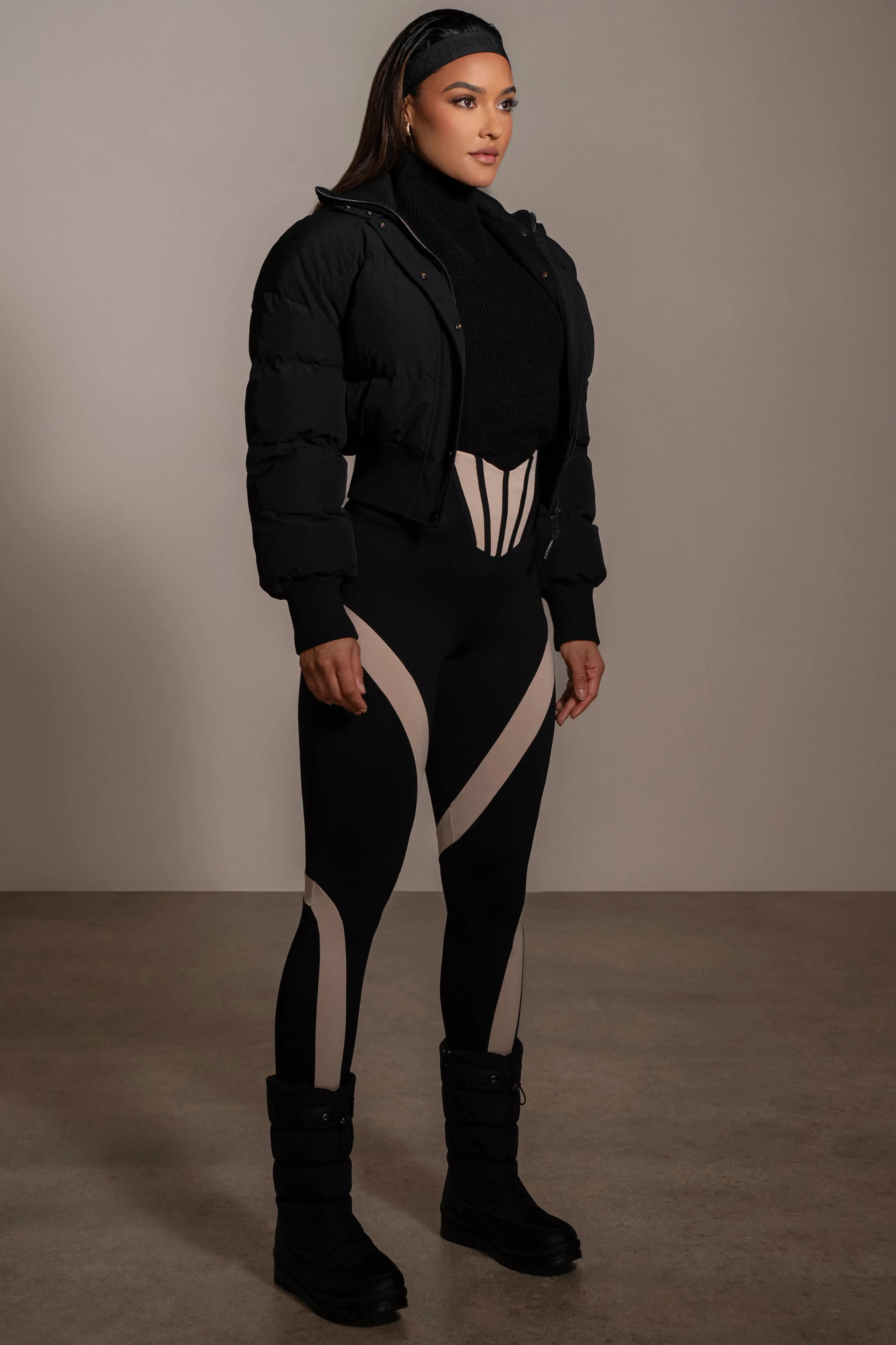 Black Valen High Waisted Leggings