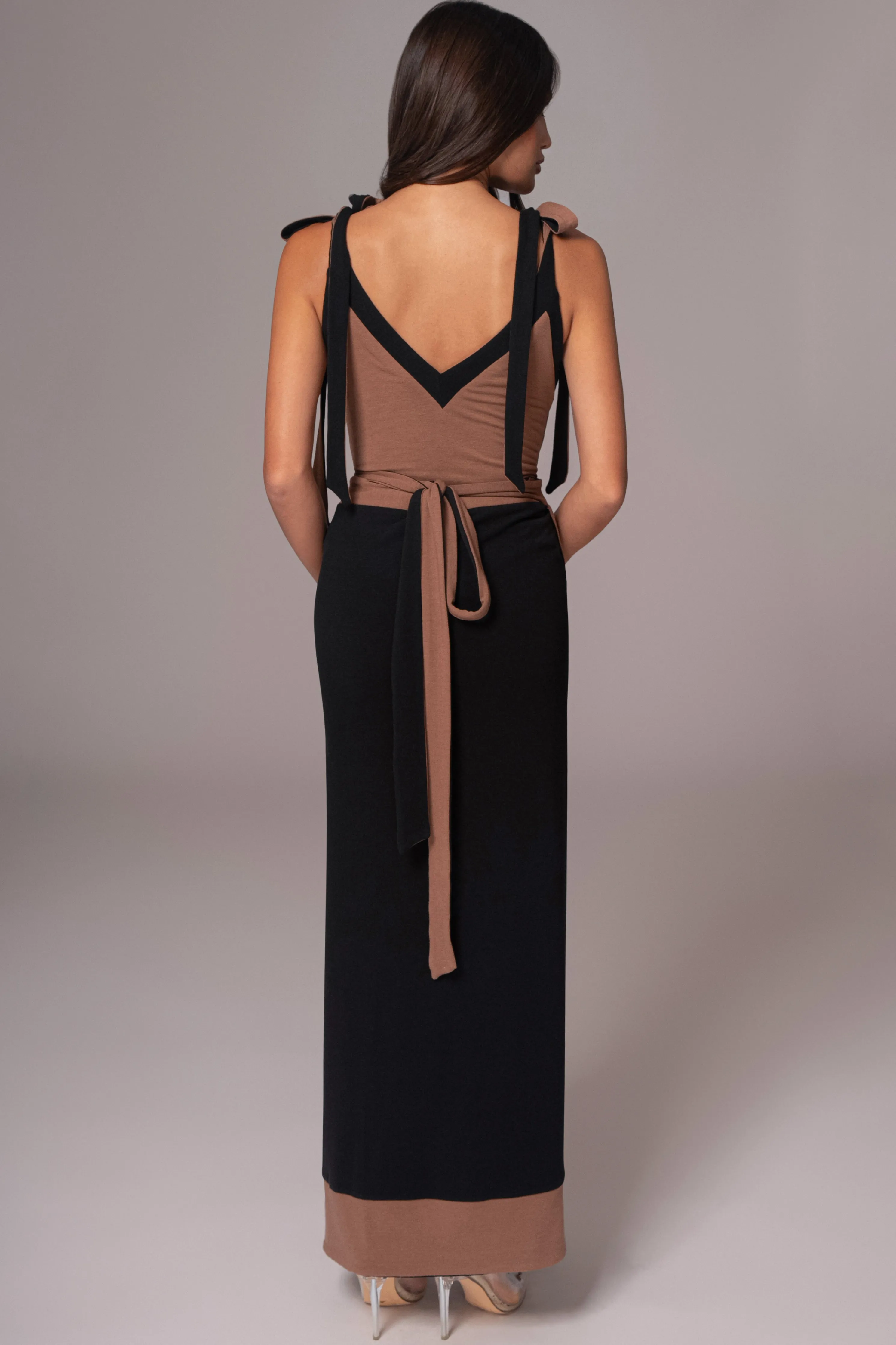 Black/Pecan Kamie Reversible Skirt Set