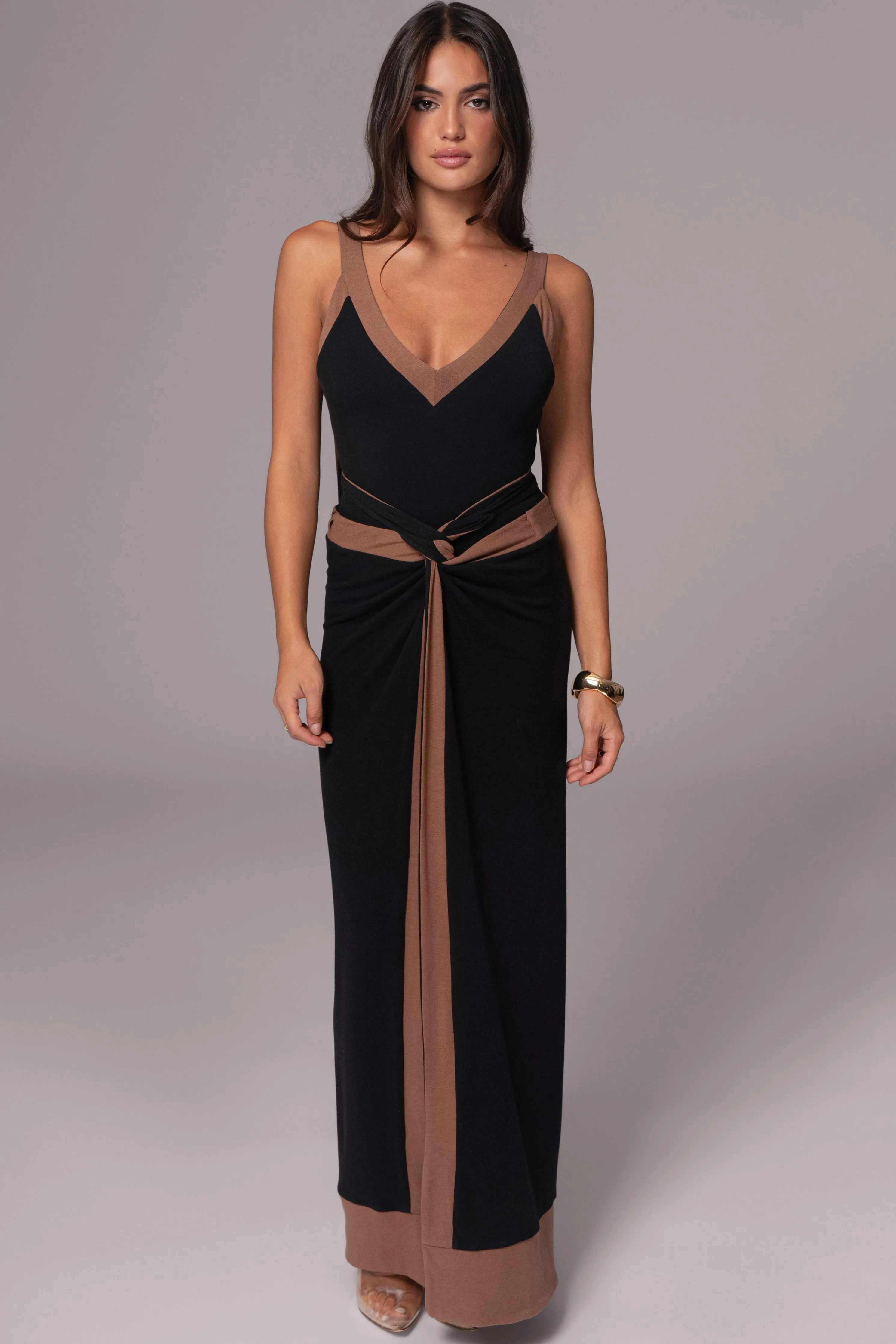 Black/Pecan Kamie Reversible Skirt Set