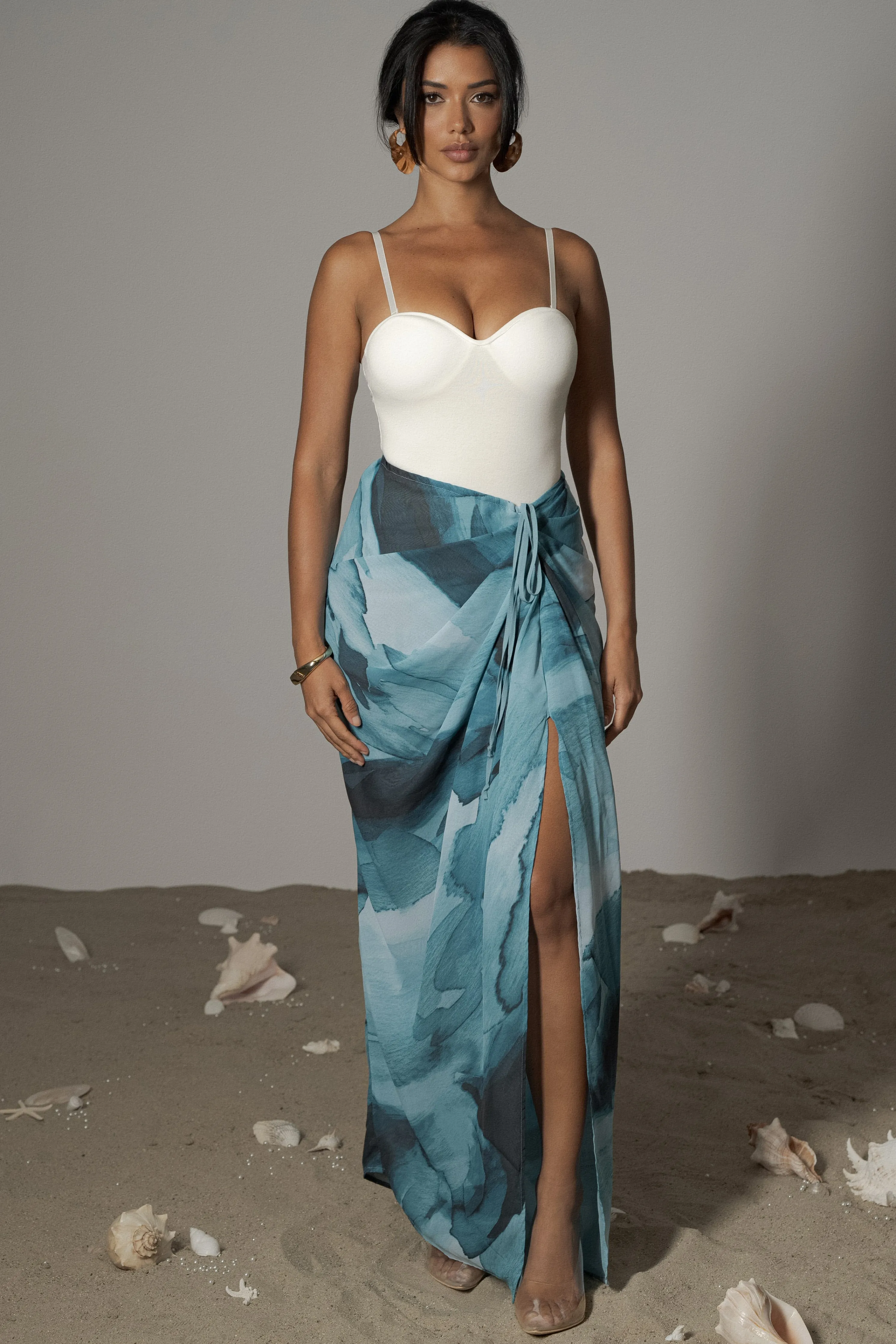 Blue Print Noelia Printed Skirt