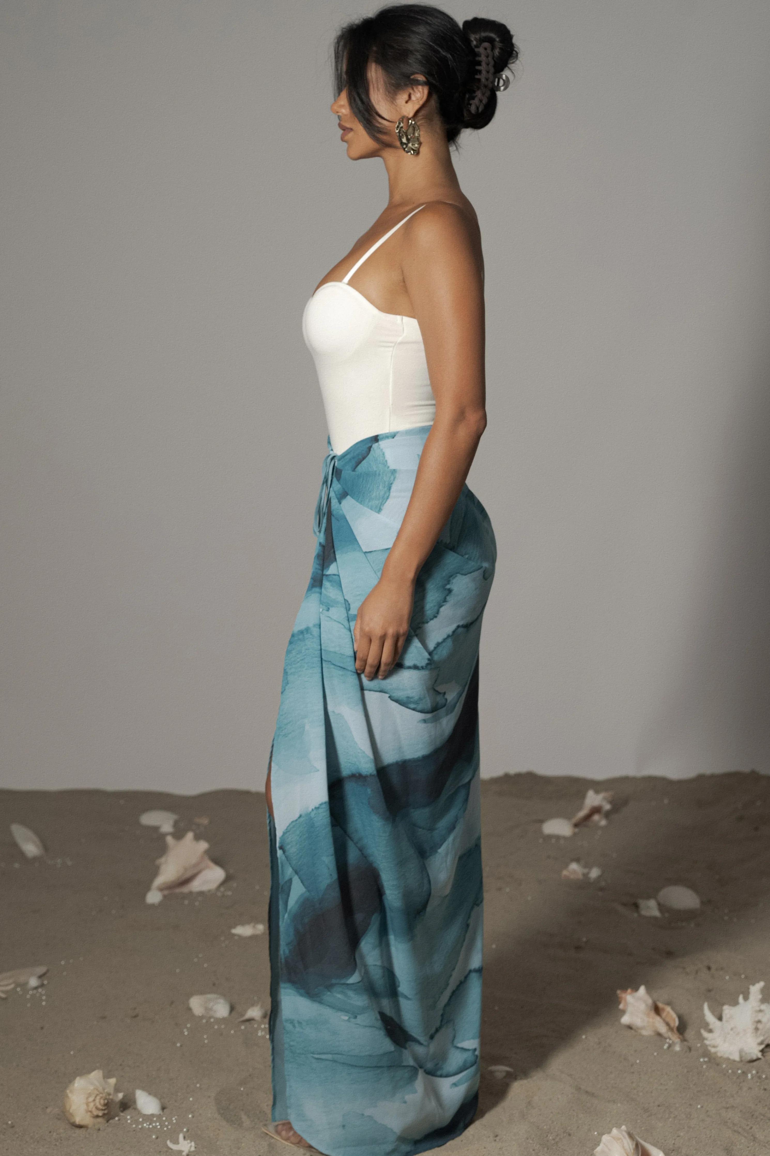 Blue Print Noelia Printed Skirt