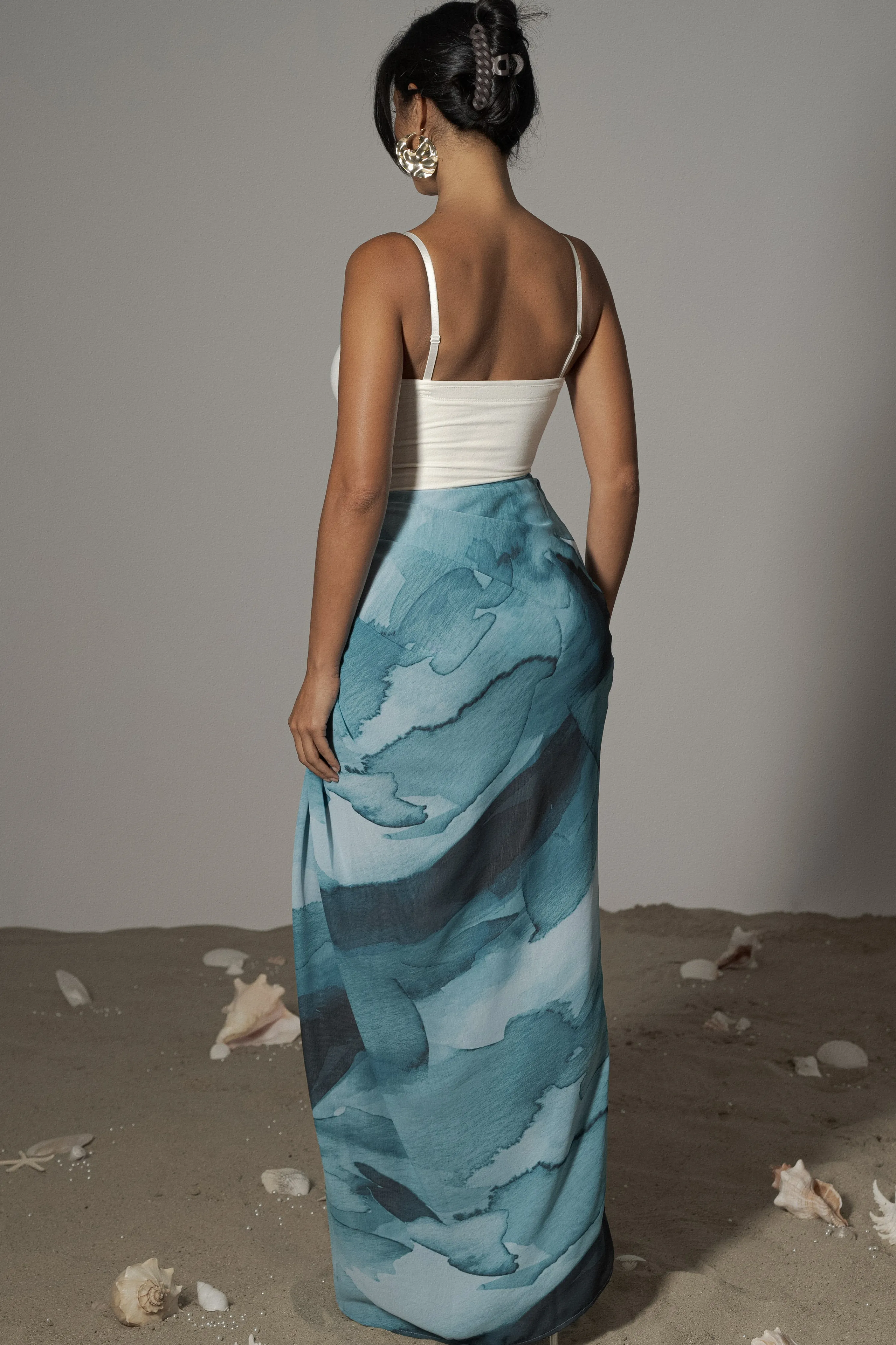 Blue Print Noelia Printed Skirt