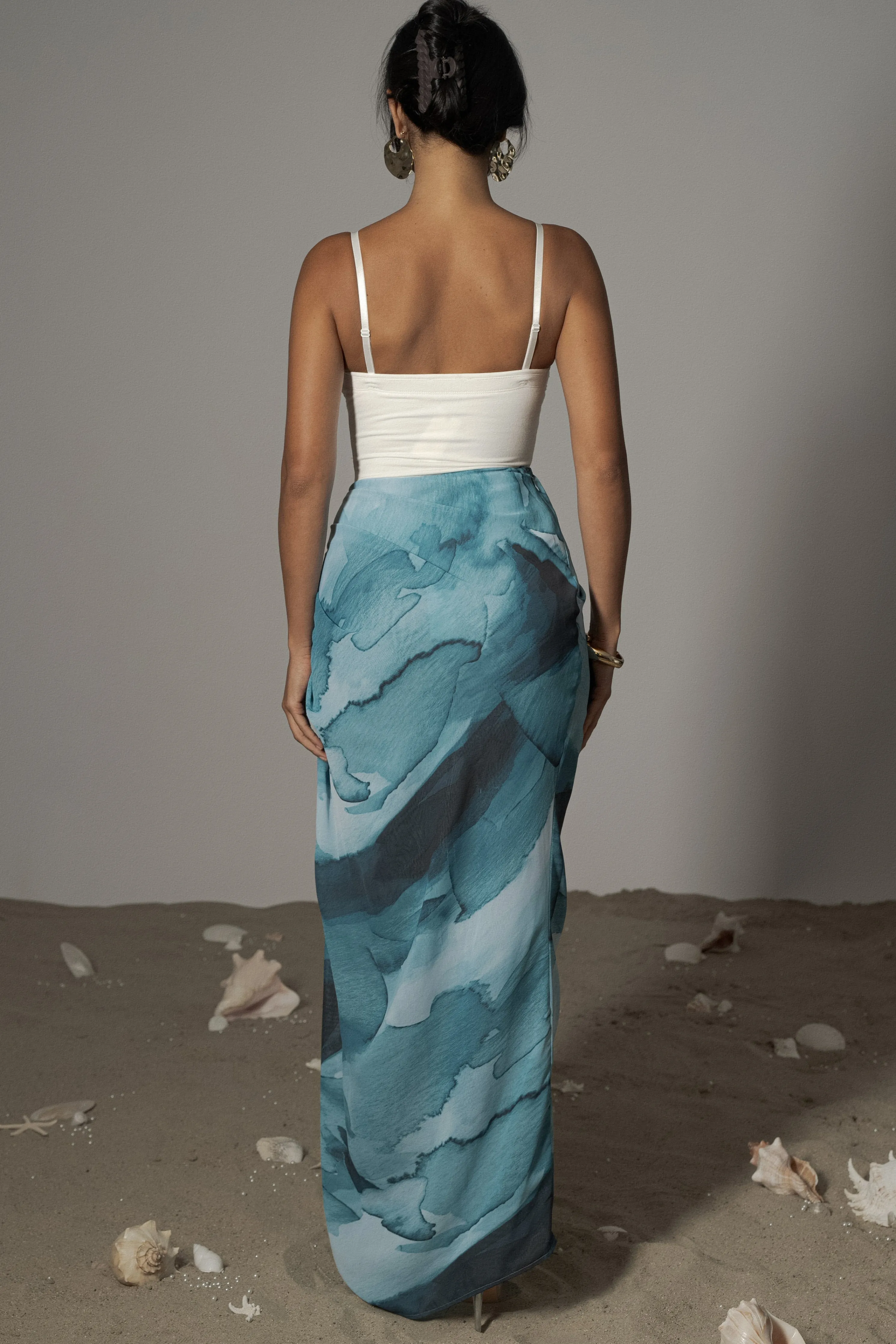 Blue Print Noelia Printed Skirt