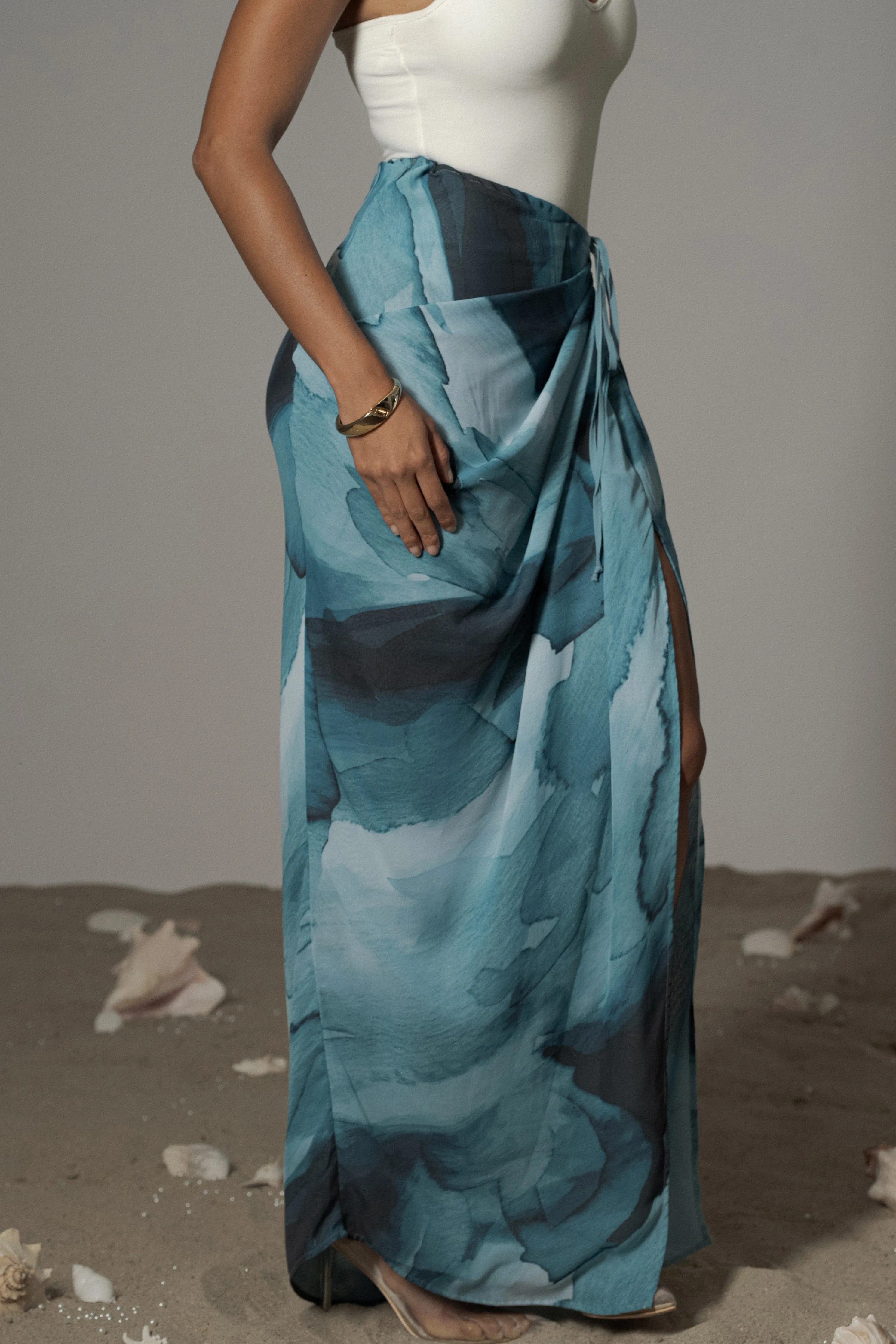 Blue Print Noelia Printed Skirt