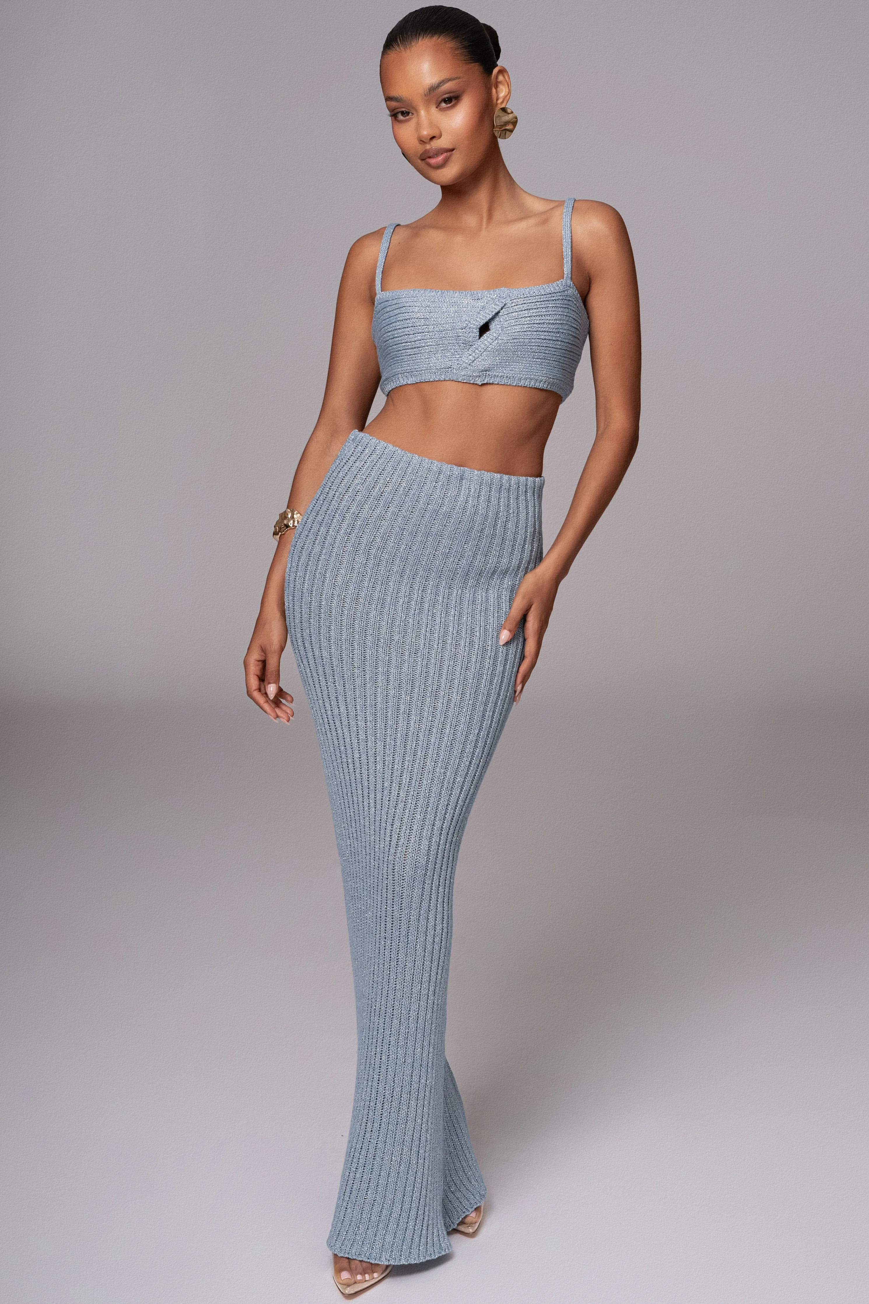 Blue Sunny Skirt Set