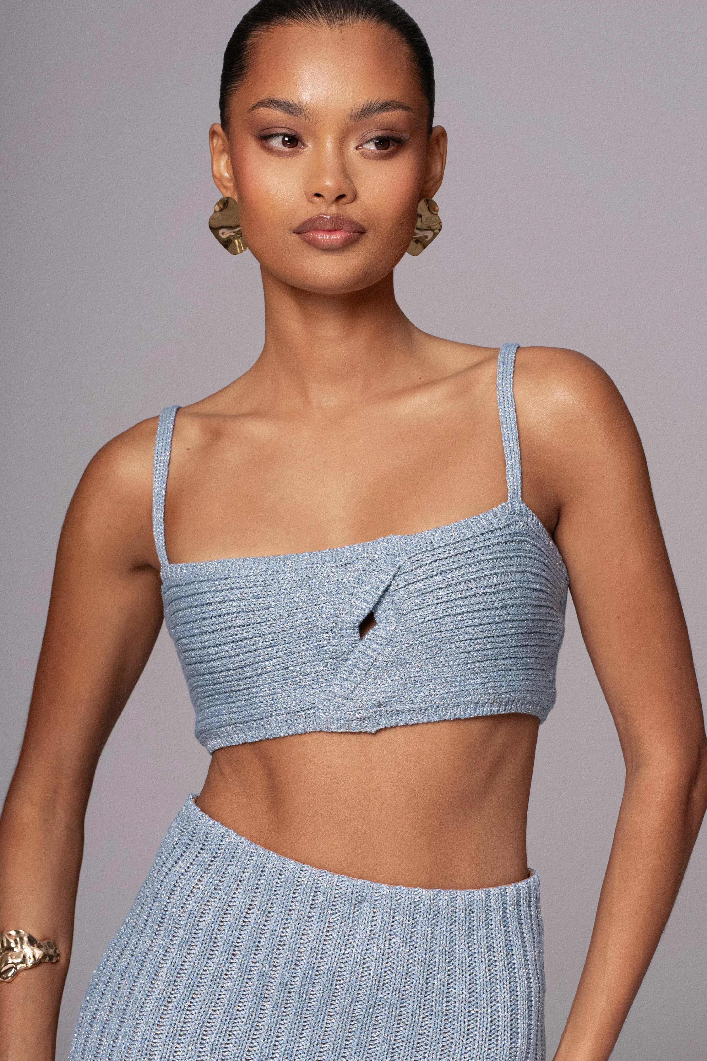 Blue Sunny Skirt Set