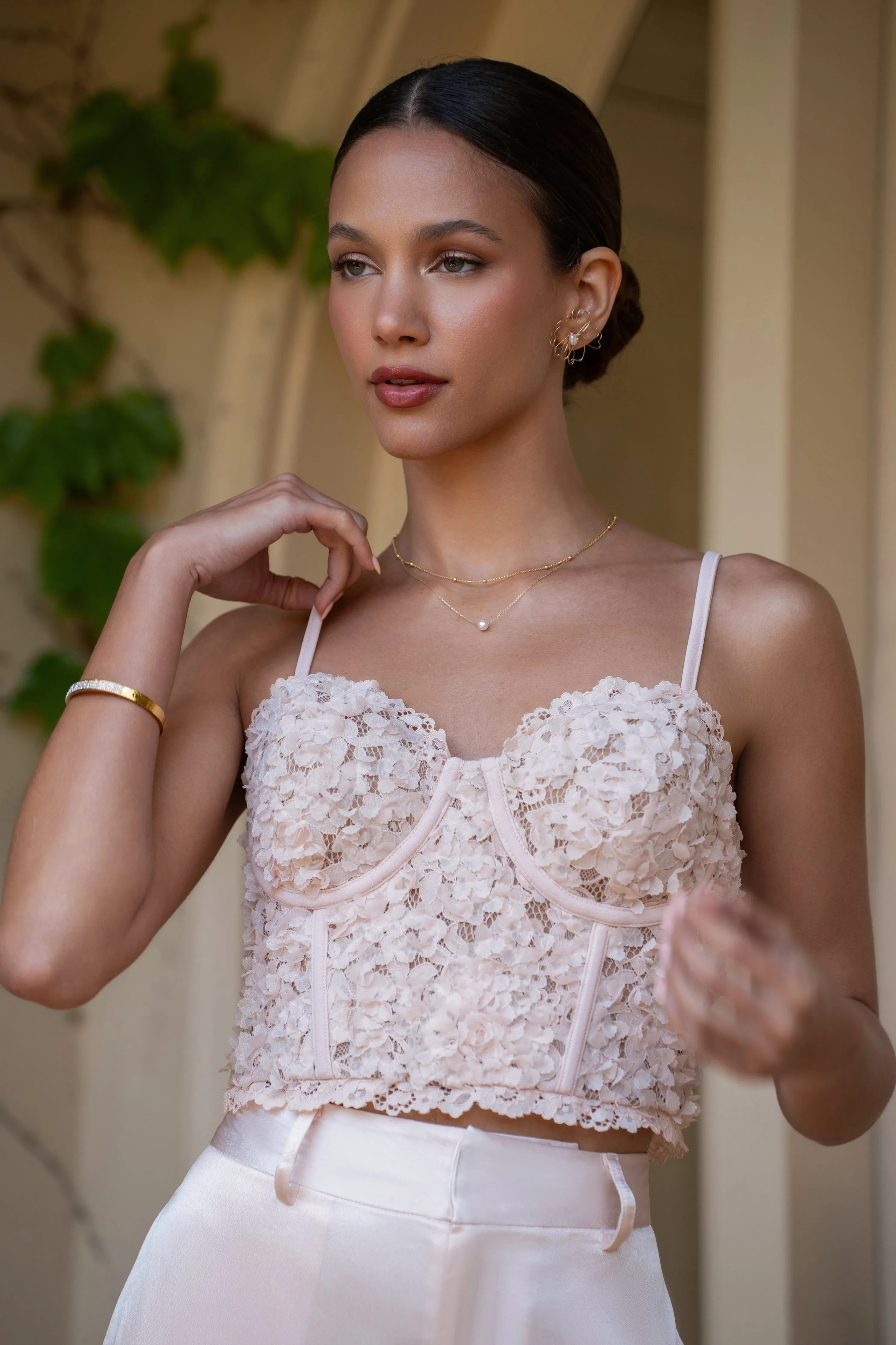 Blush Yours Truly Lace Corset