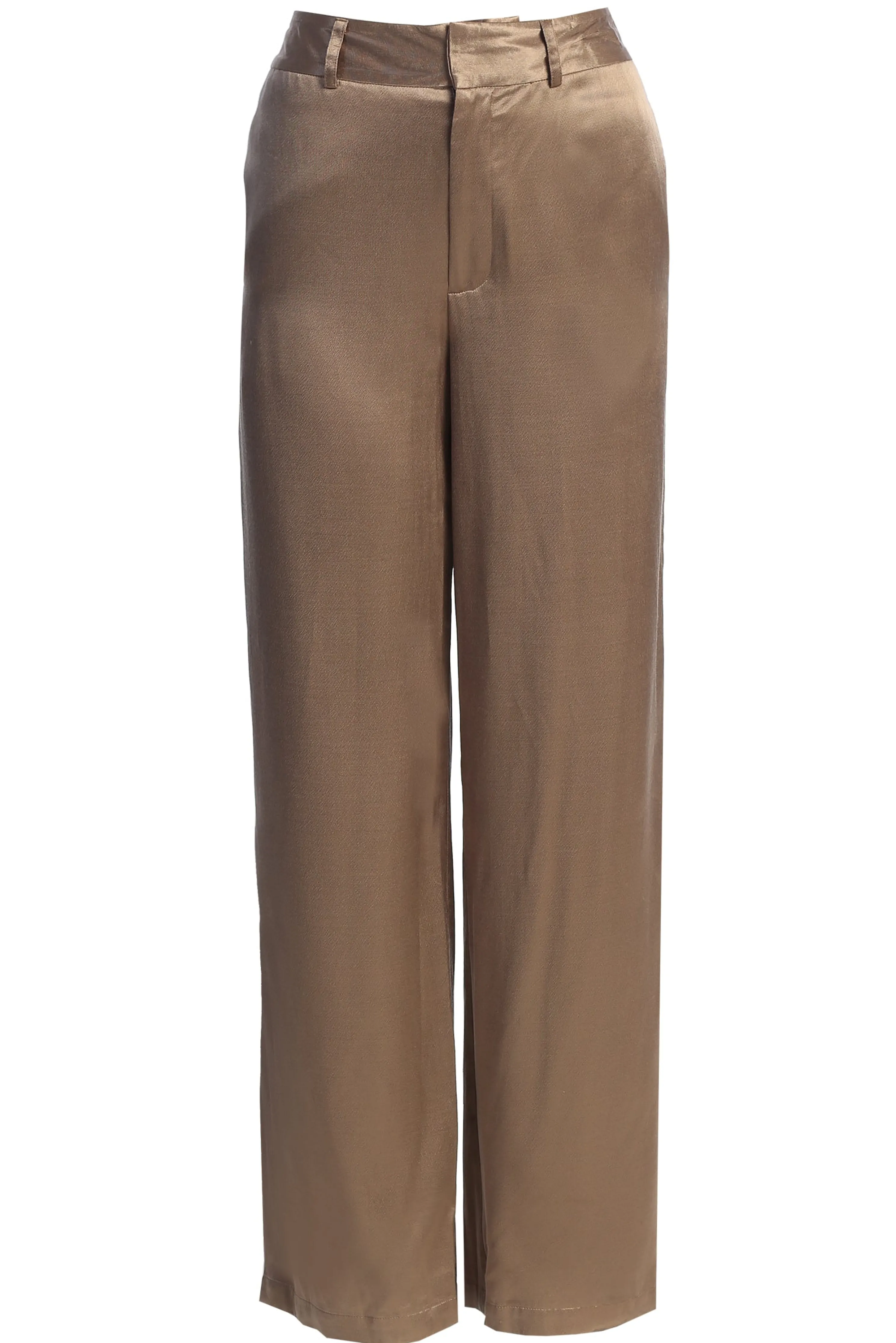 Bronze Ever After Satin Trousers