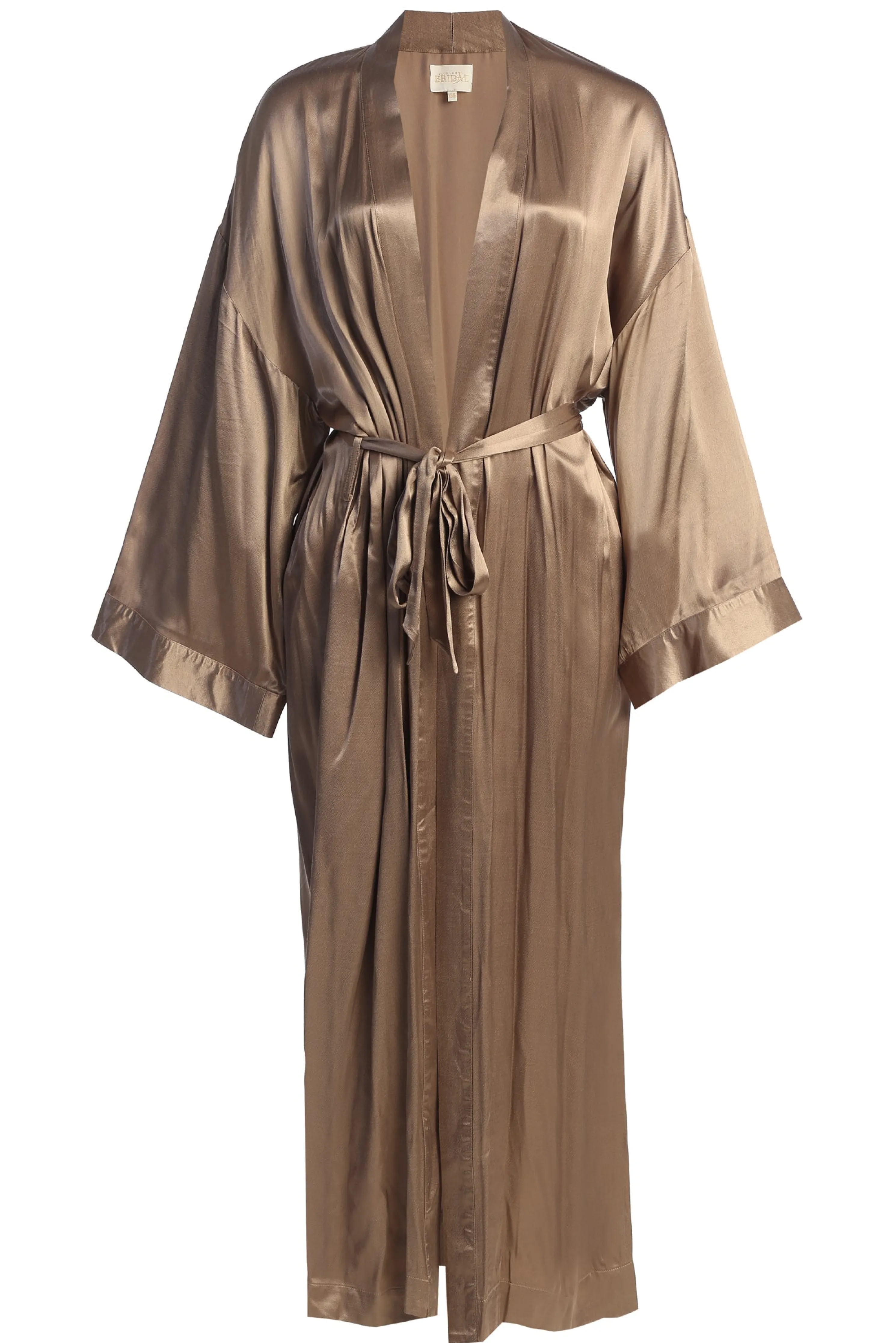 Bronze Forever And Always Satin Robe