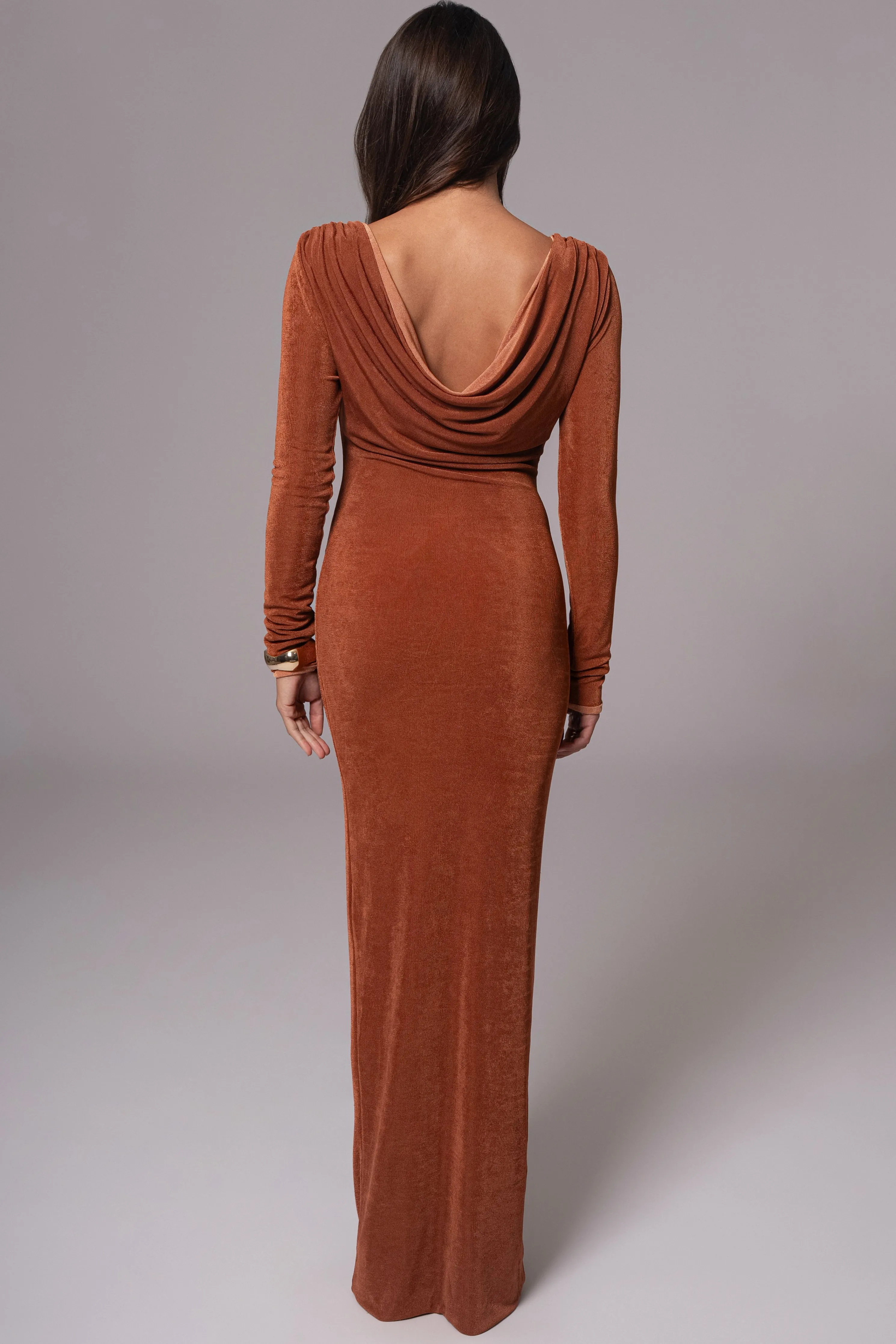 Bronze/Sienna Ashton Reversible Maxi Dress