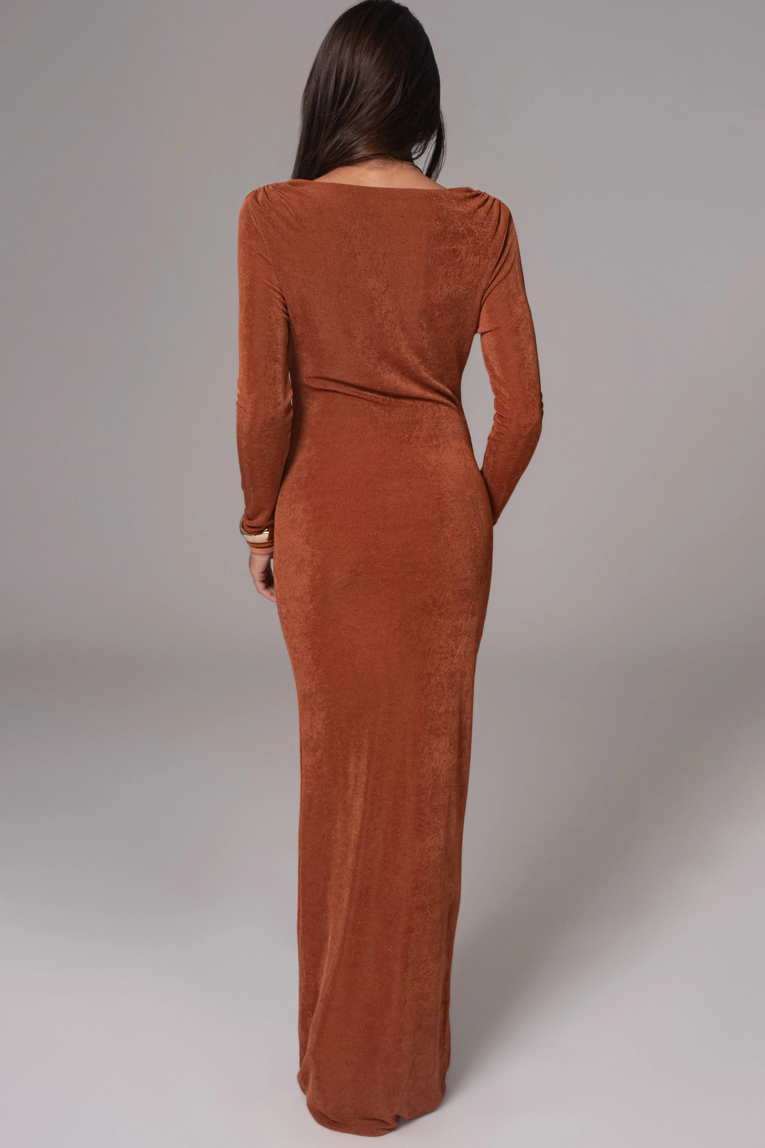 Bronze/Sienna Ashton Reversible Maxi Dress