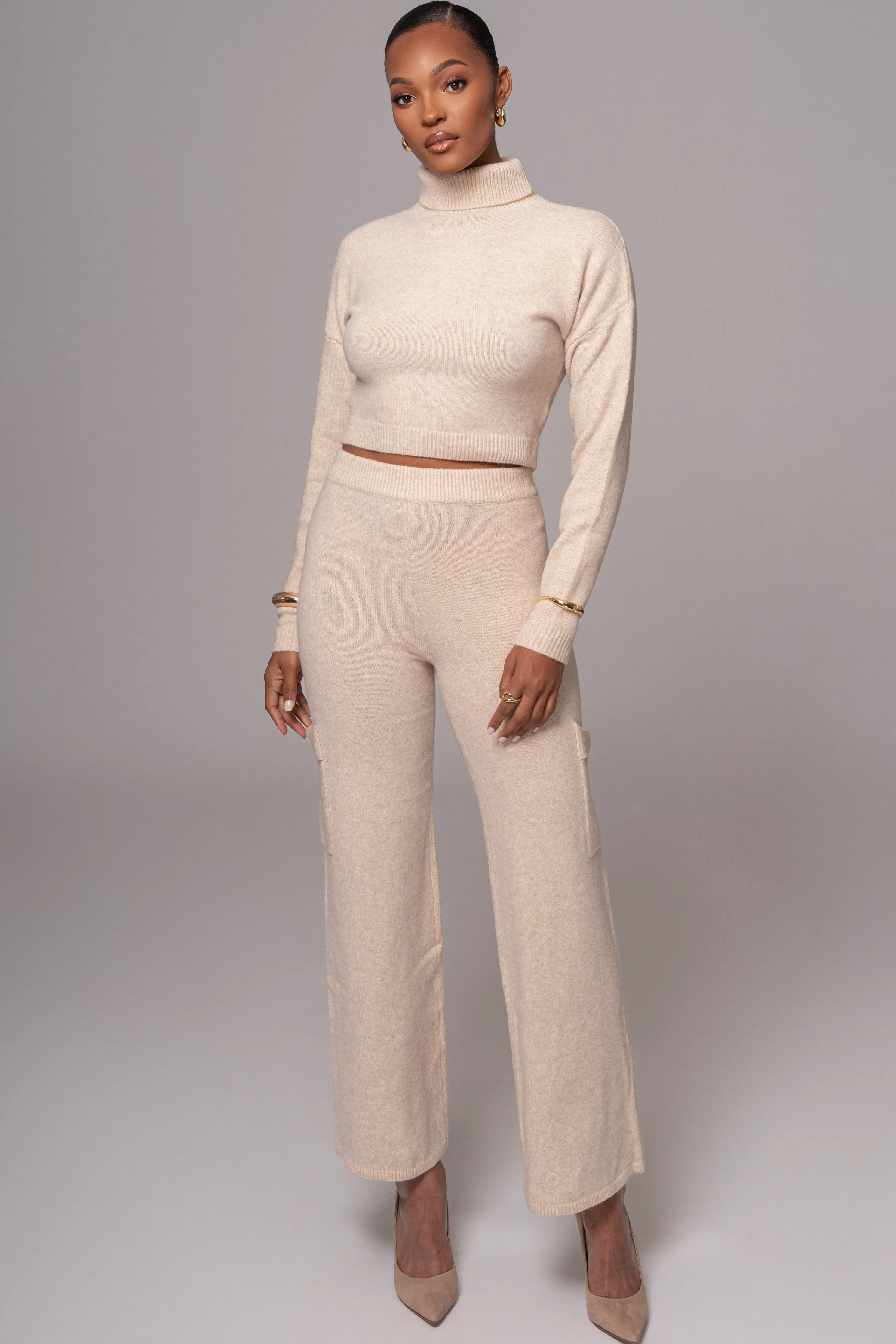 Buttercream Chelsey Knit Pant Set