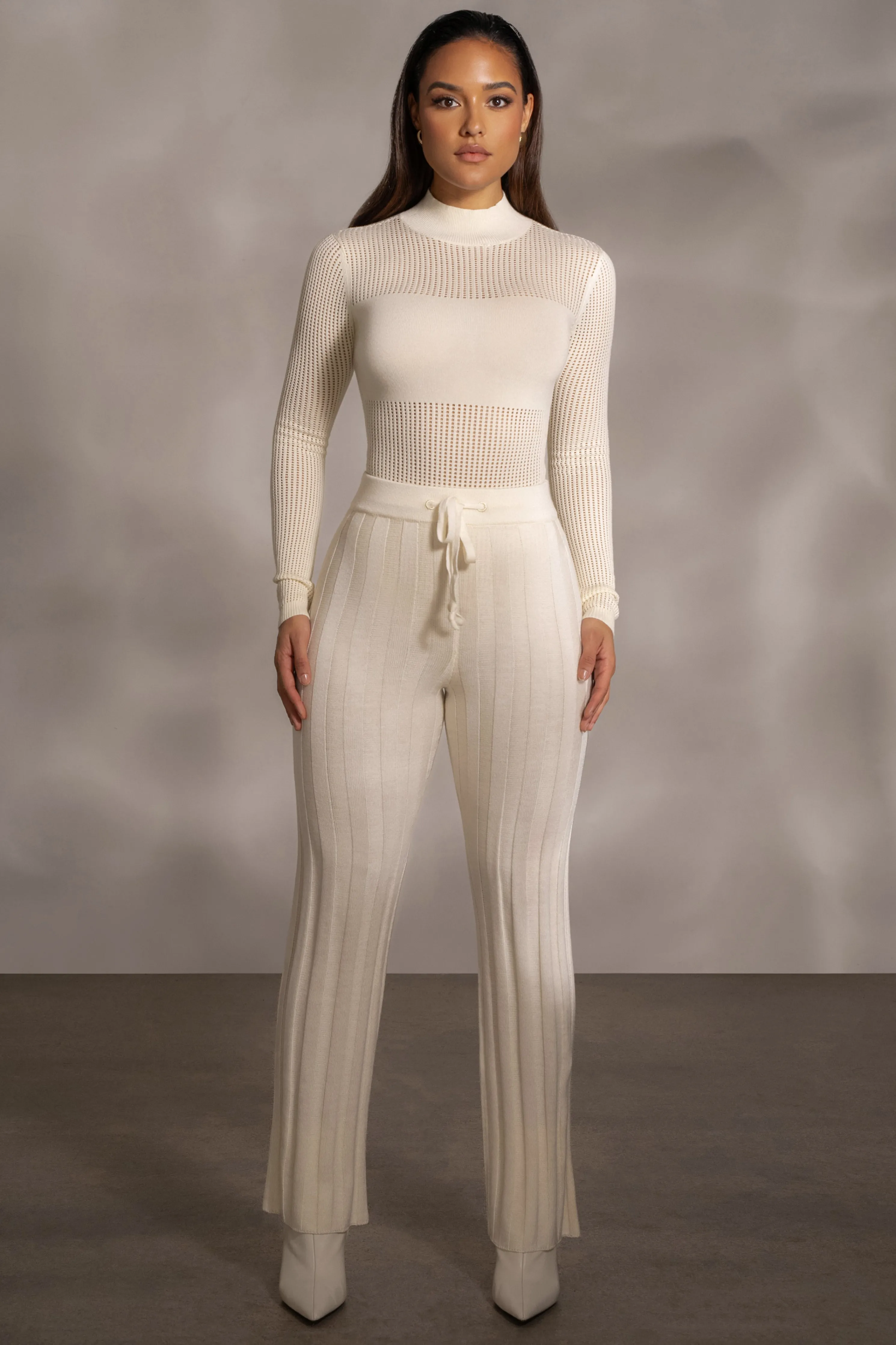 Buttercream Darcey Ribbed Pants