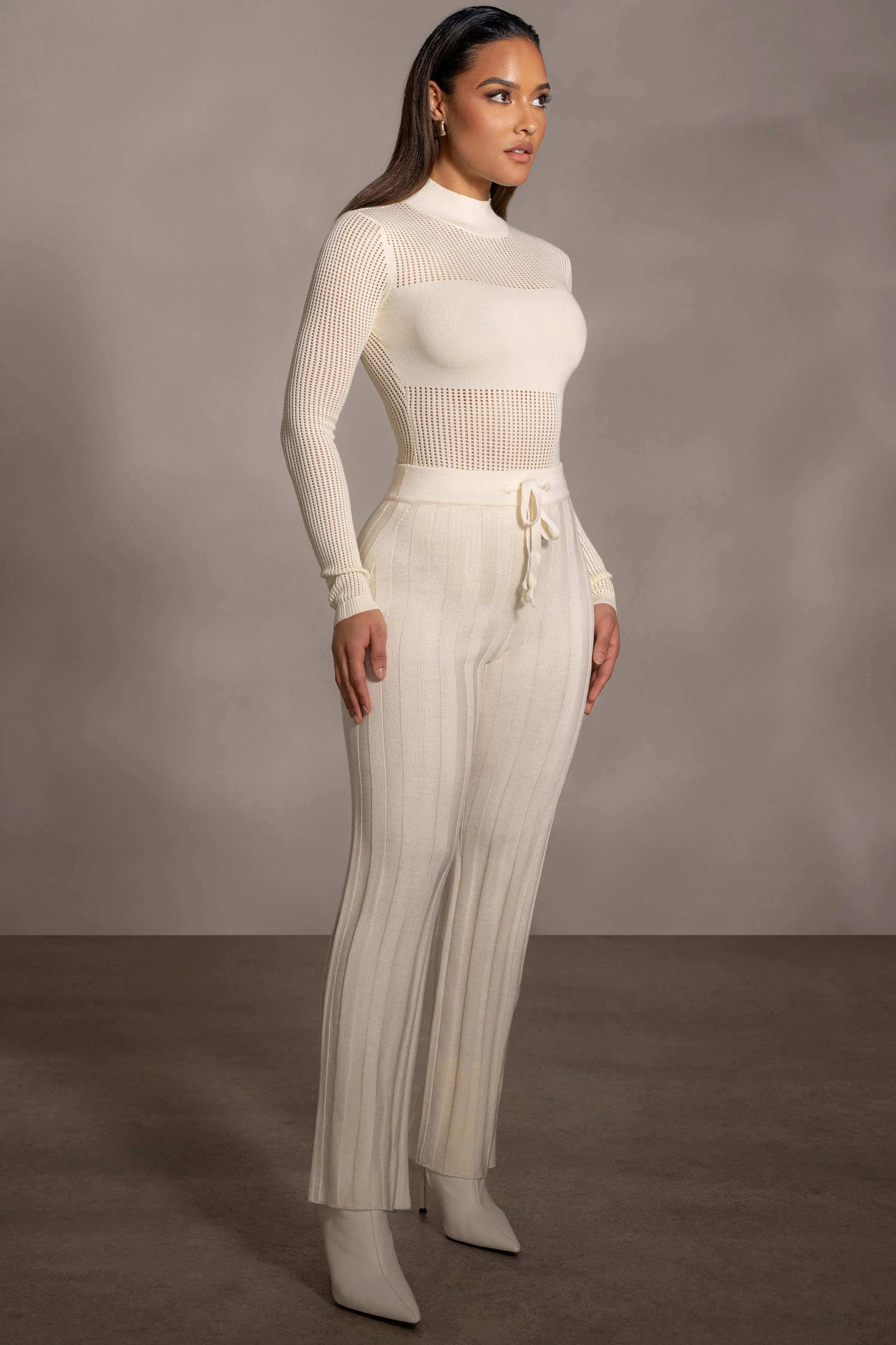 Buttercream Darcey Ribbed Pants