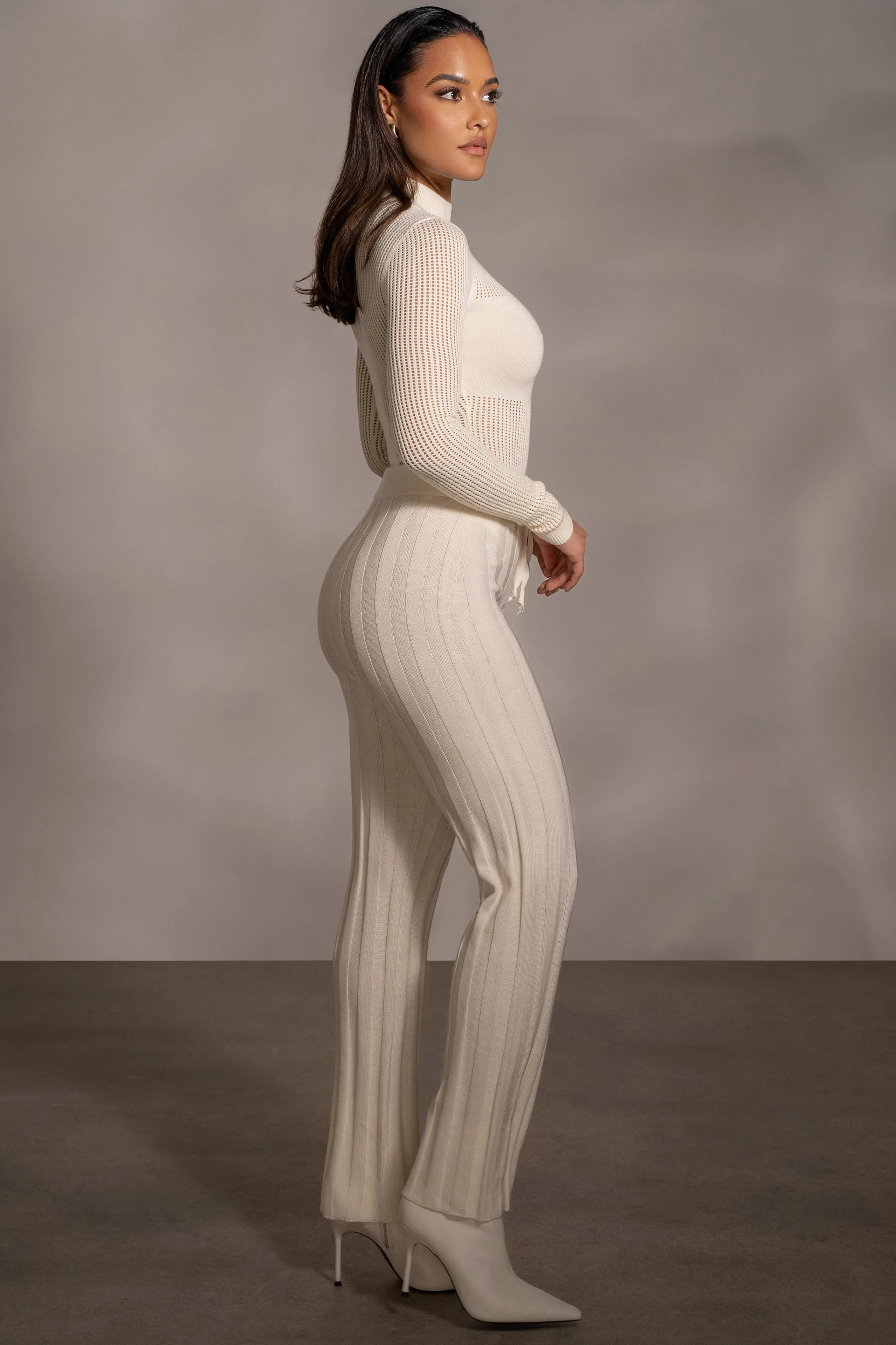 Buttercream Darcey Ribbed Pants