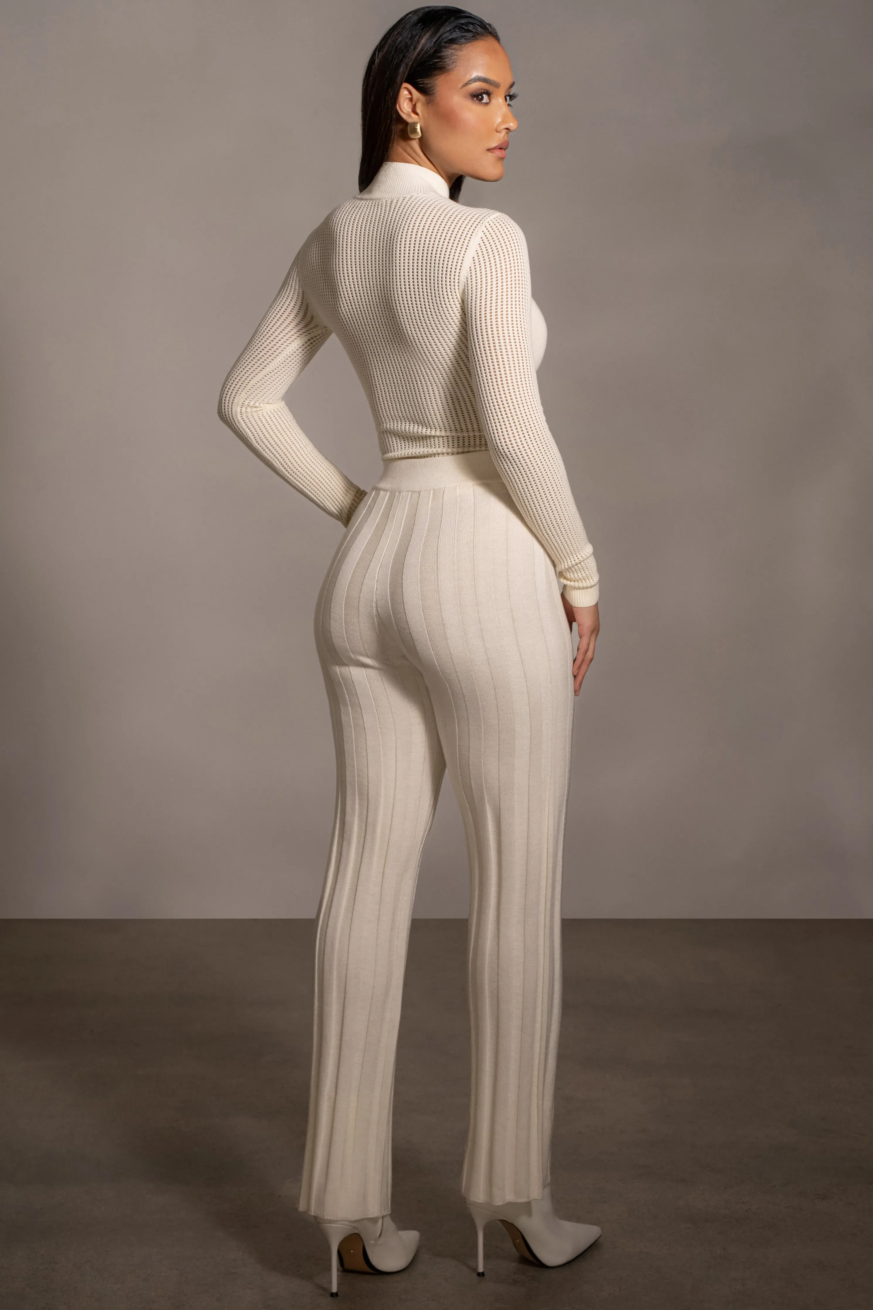 Buttercream Darcey Ribbed Pants