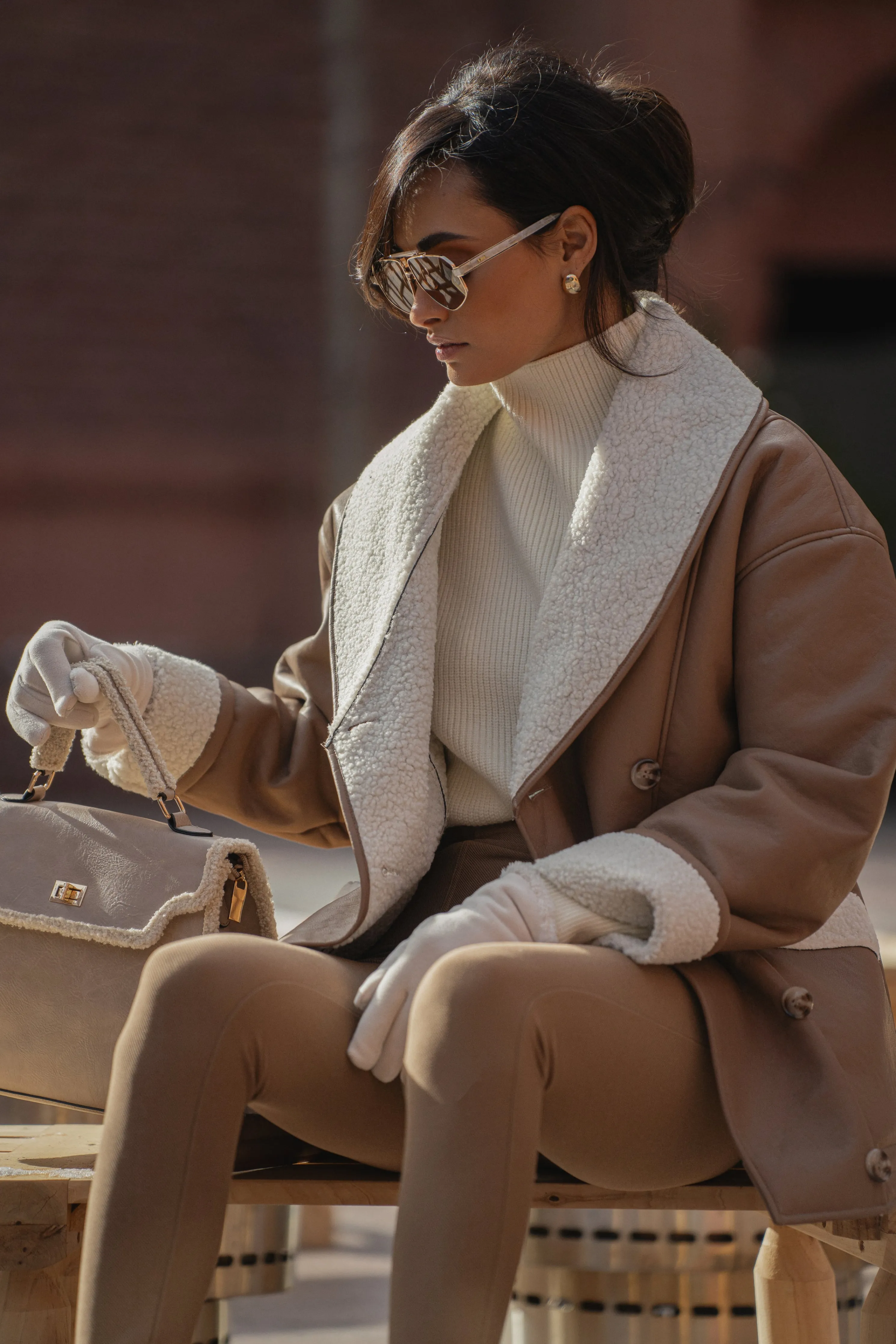 Buttercream Jenni Turtleneck Sweater Top