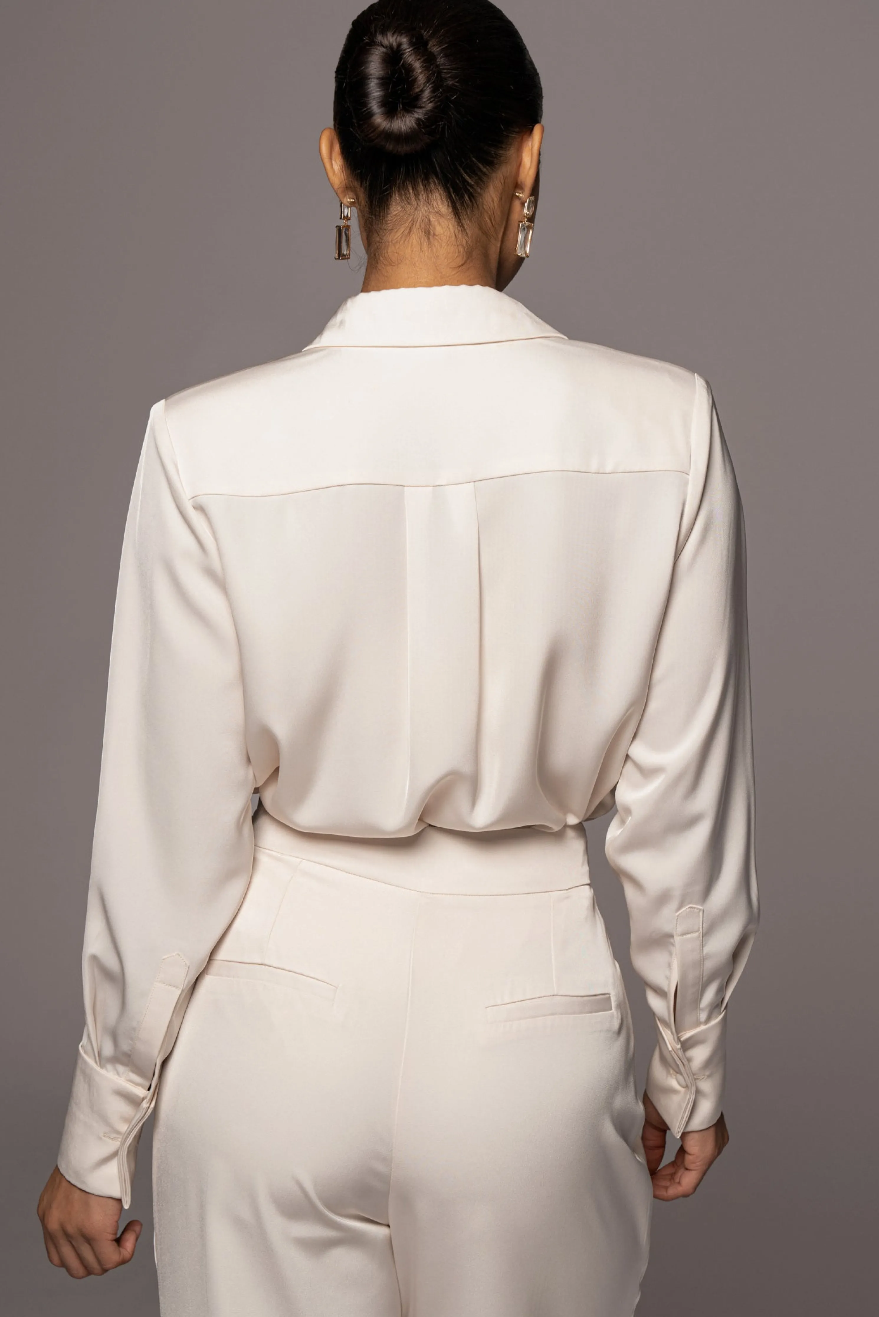 Buttercream Misty Button Up