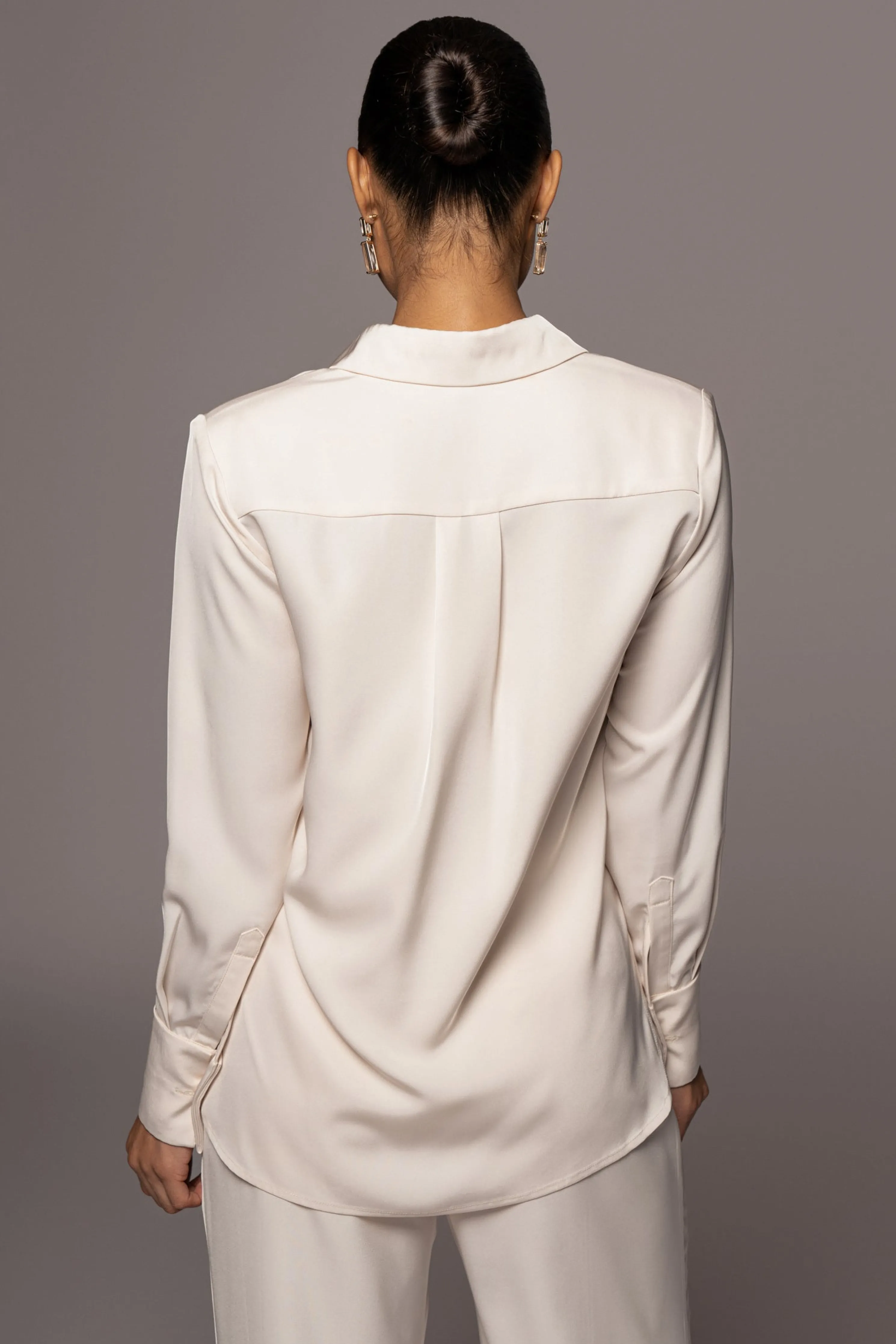 Buttercream Misty Button Up