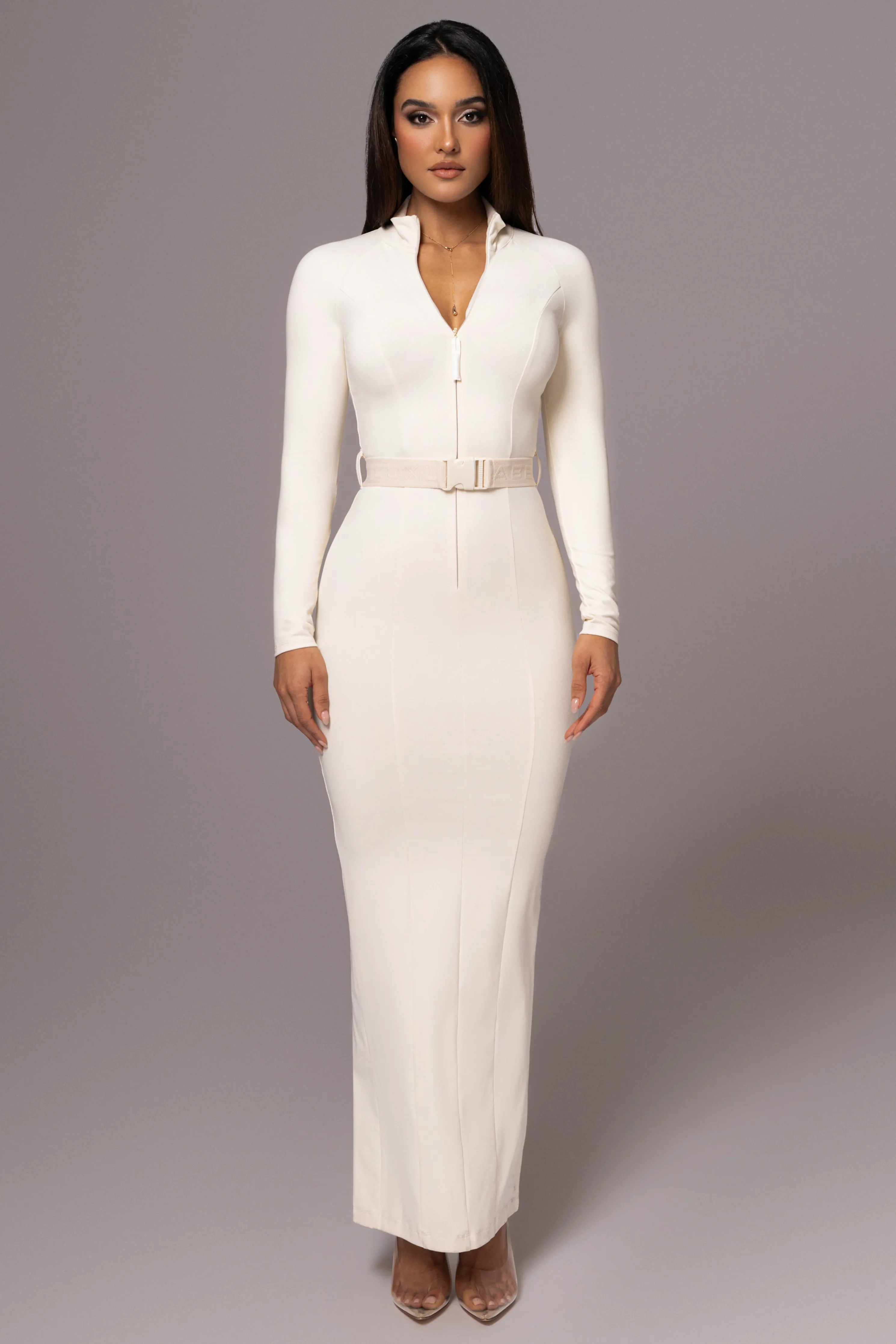 Buttercream Movement Mock Maxi Dress