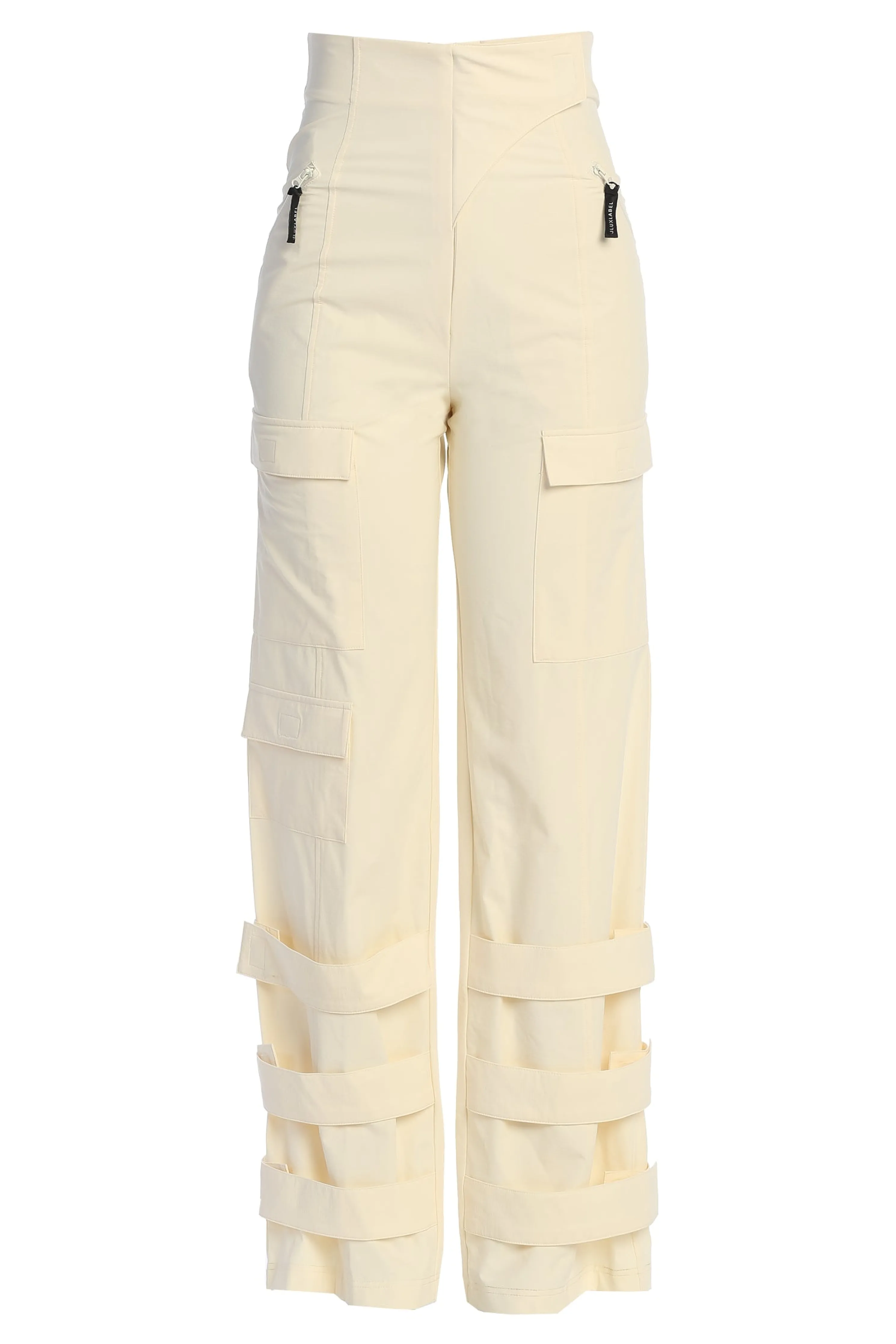 Buttercream Nyah Nylon Utility Pants