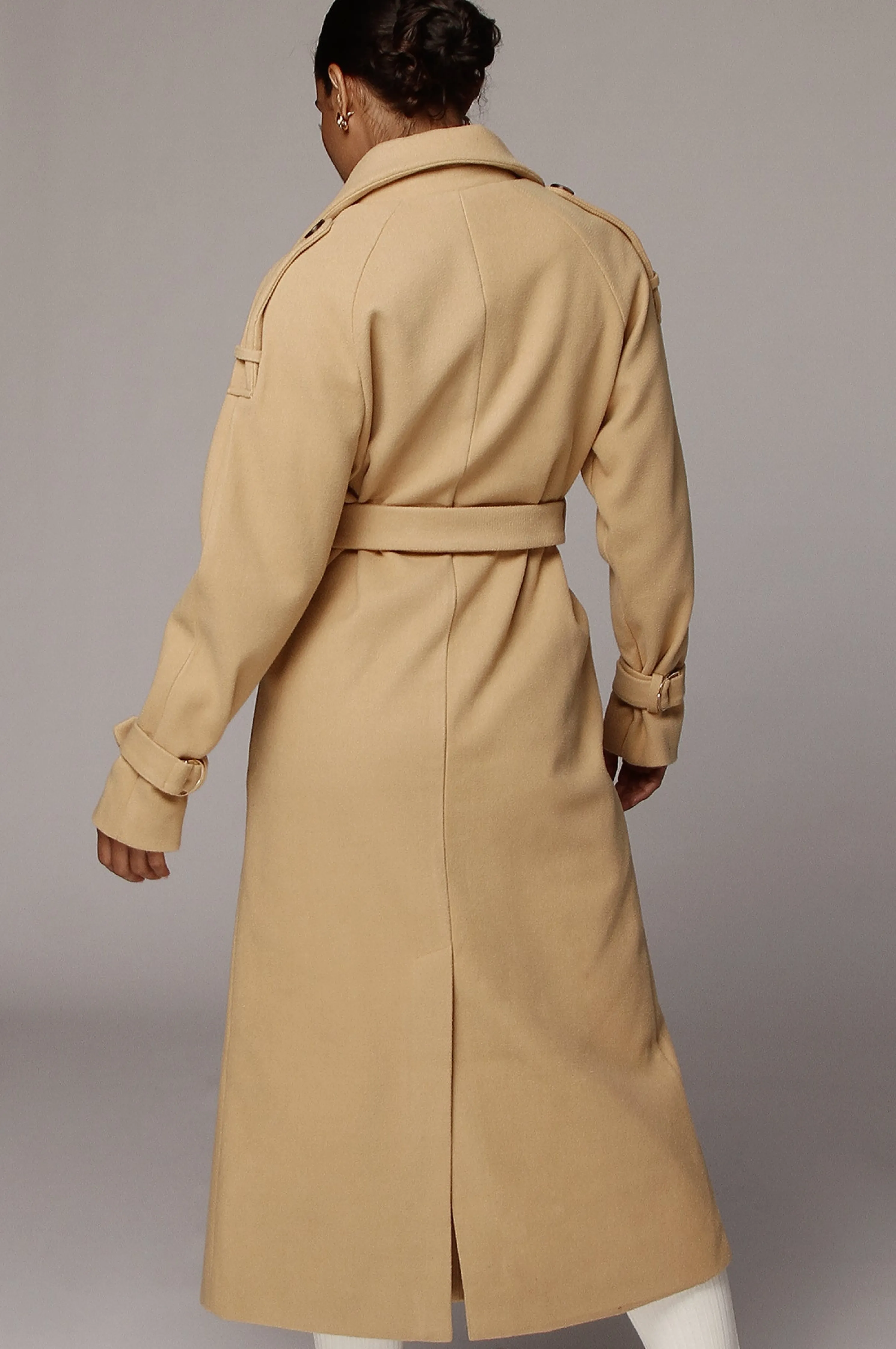 Camel Beverly Trench Coat