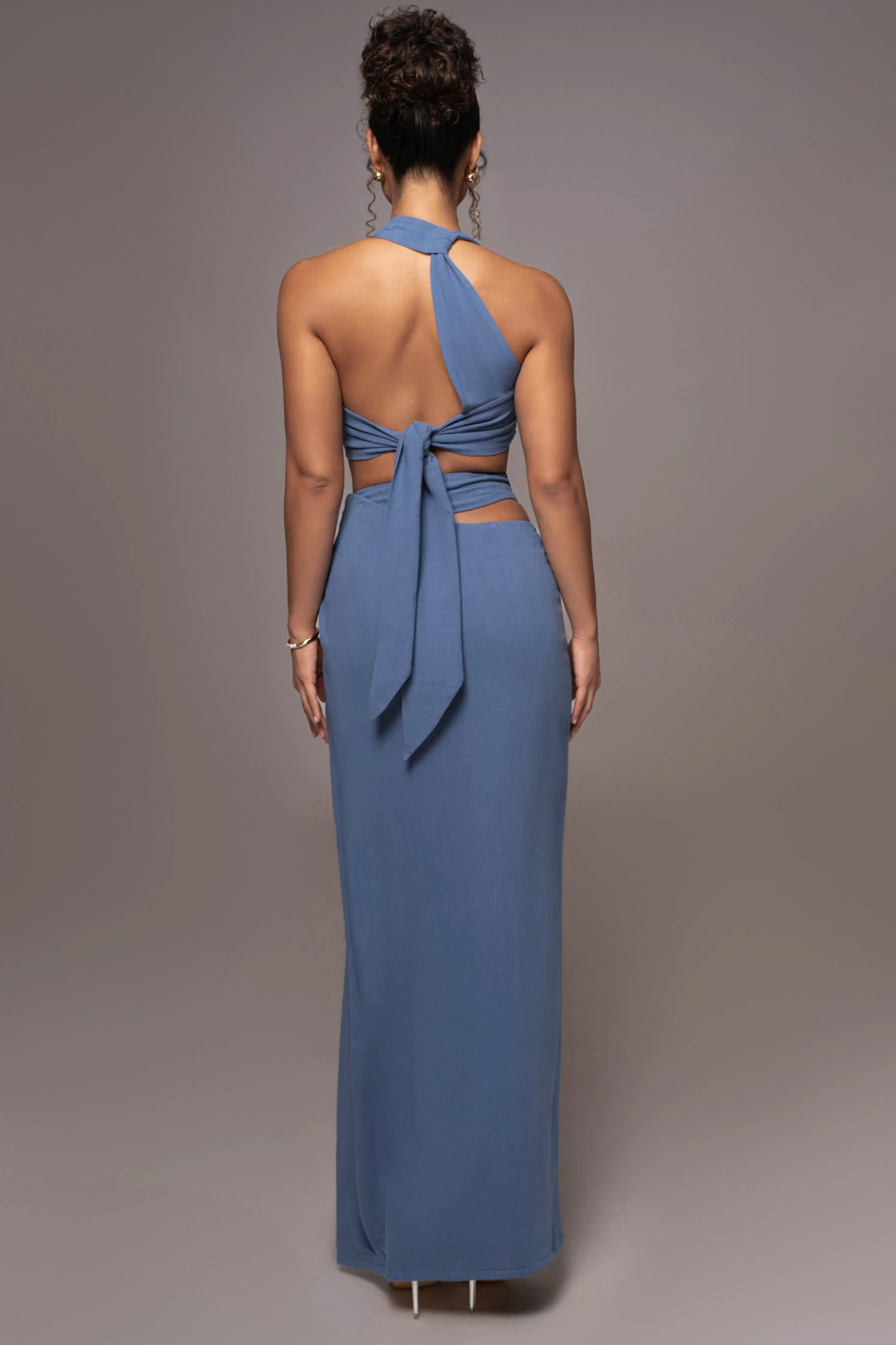 Chambray New Age Two Piece Skirt Set