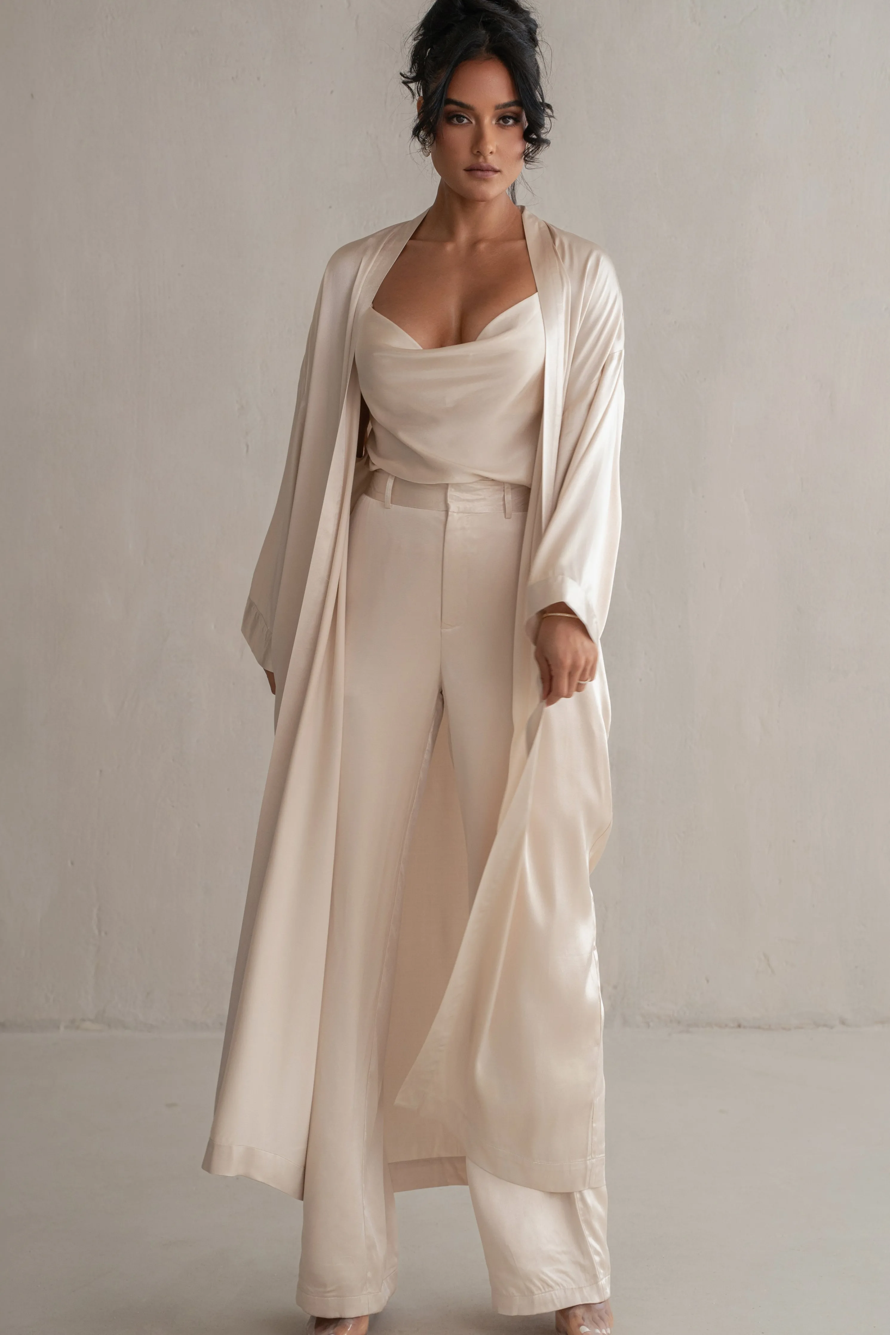 Champagne Amour Satin Top