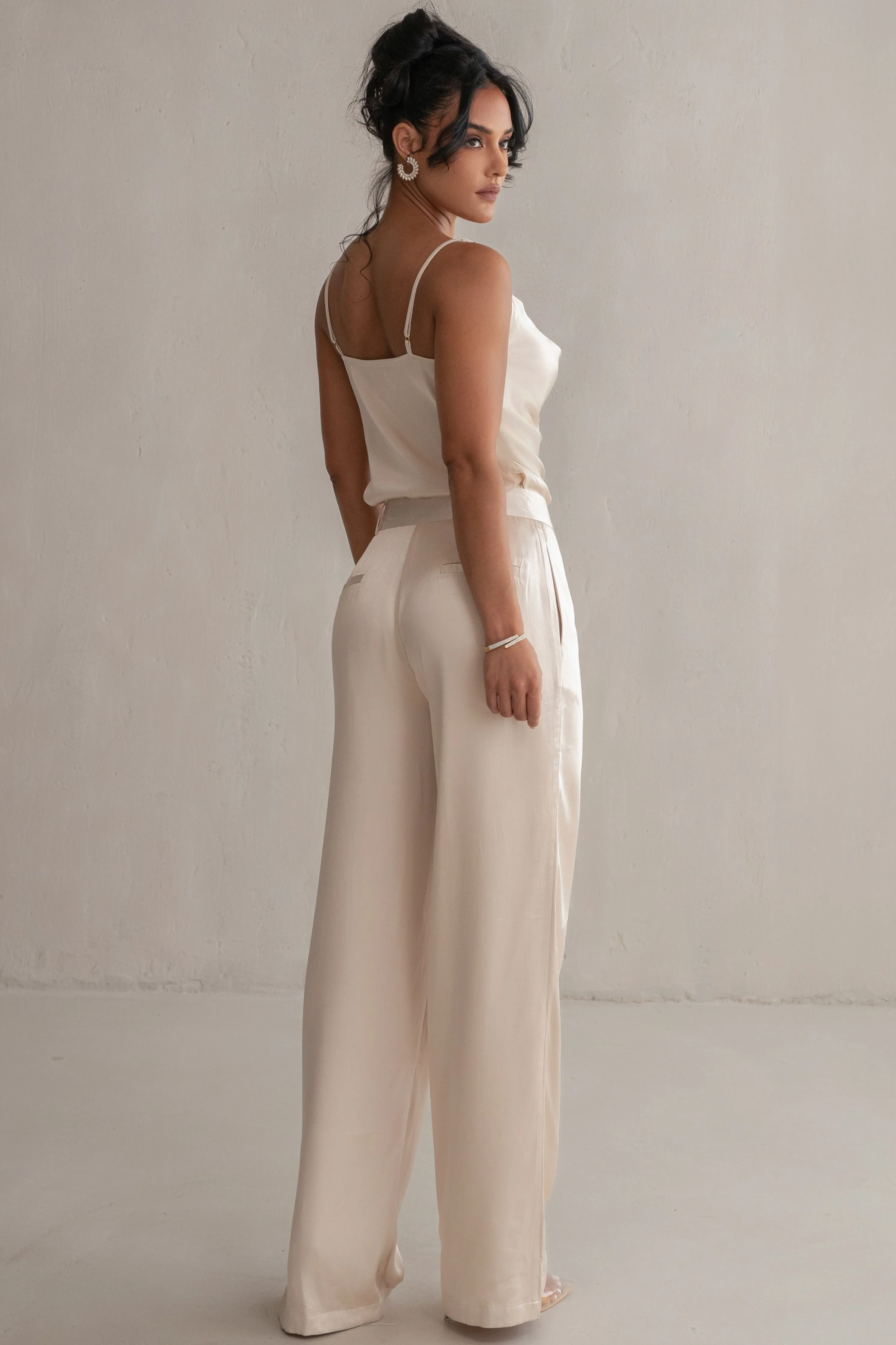 Champagne Amour Satin Top