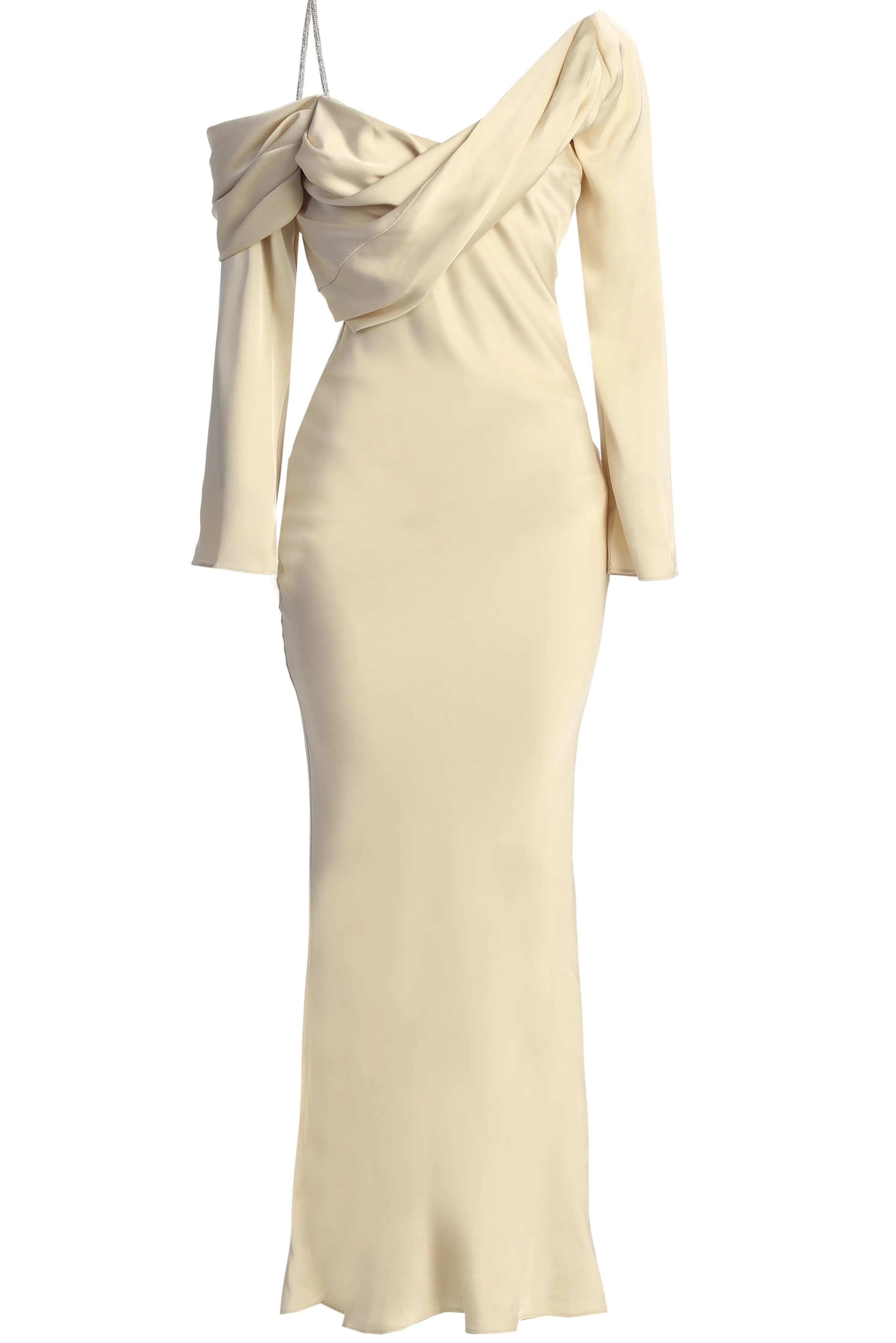 Champagne One And Only Satin Dress