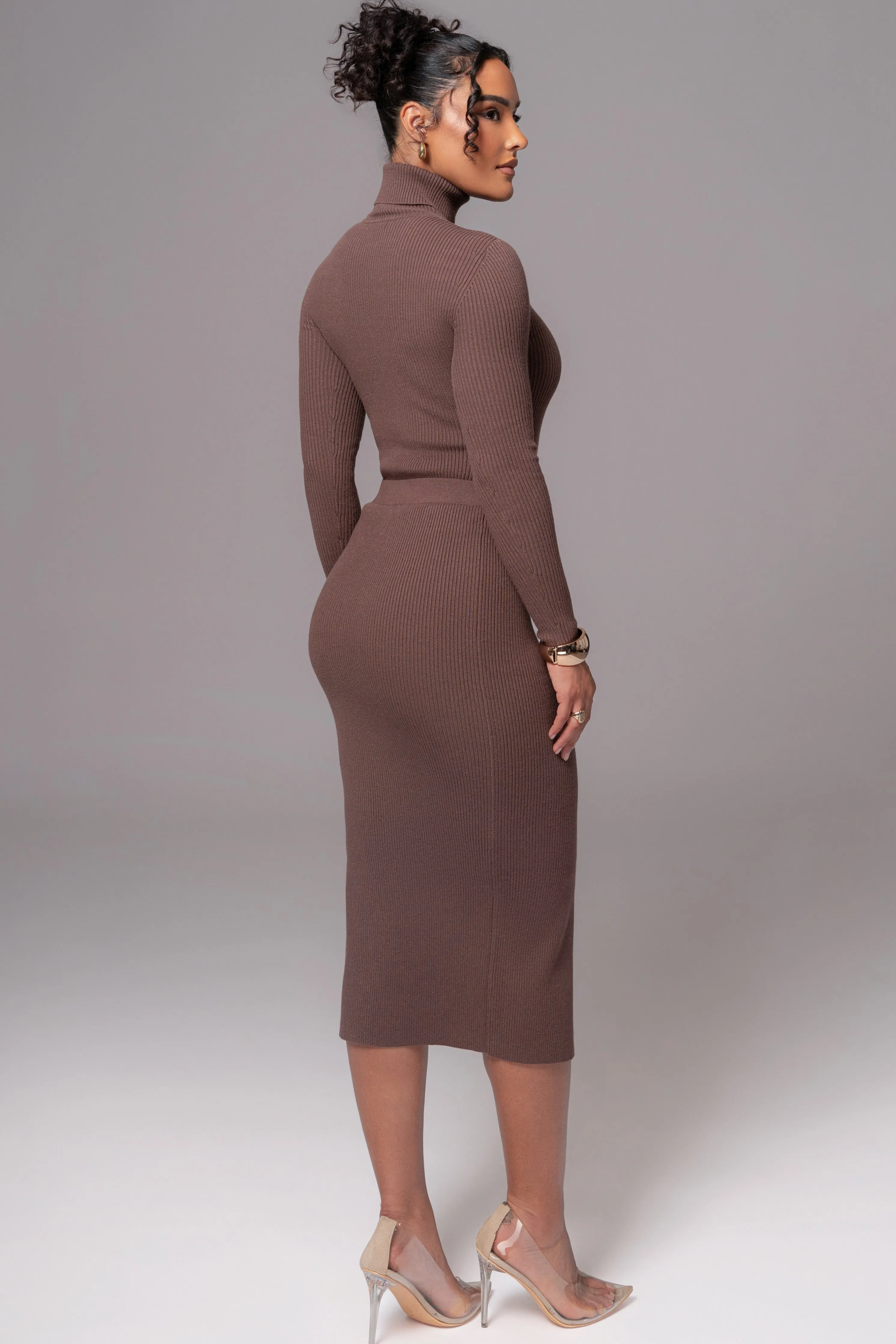 Chocolate Cardinal Essential Knit Skirt