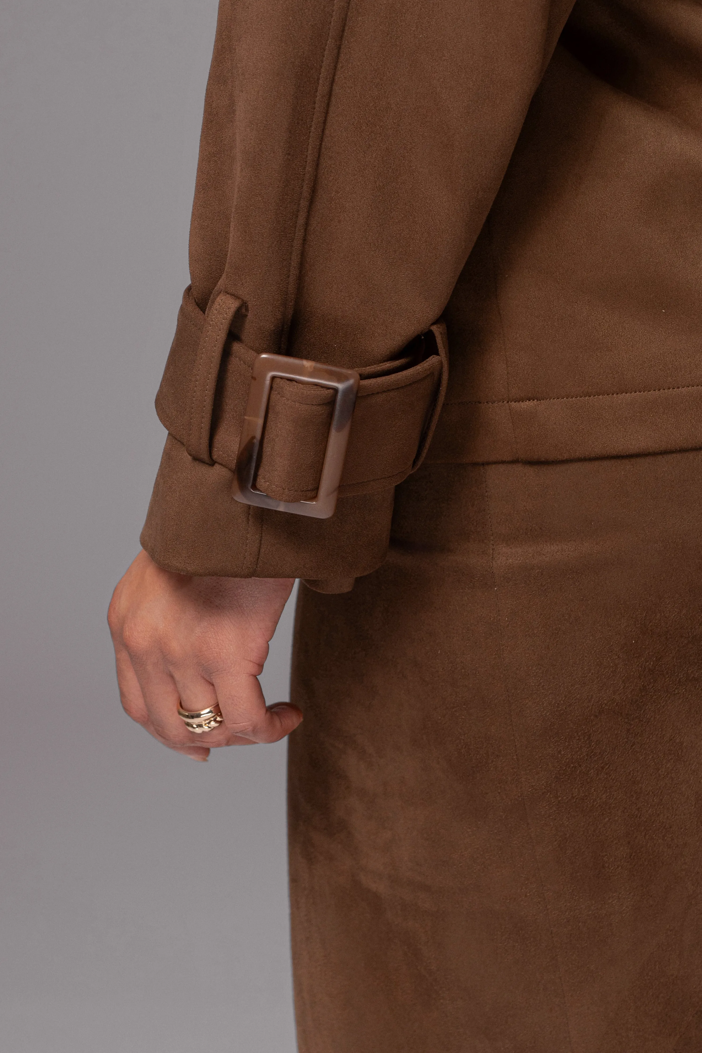 Chocolate Nightfall Suede Jacket