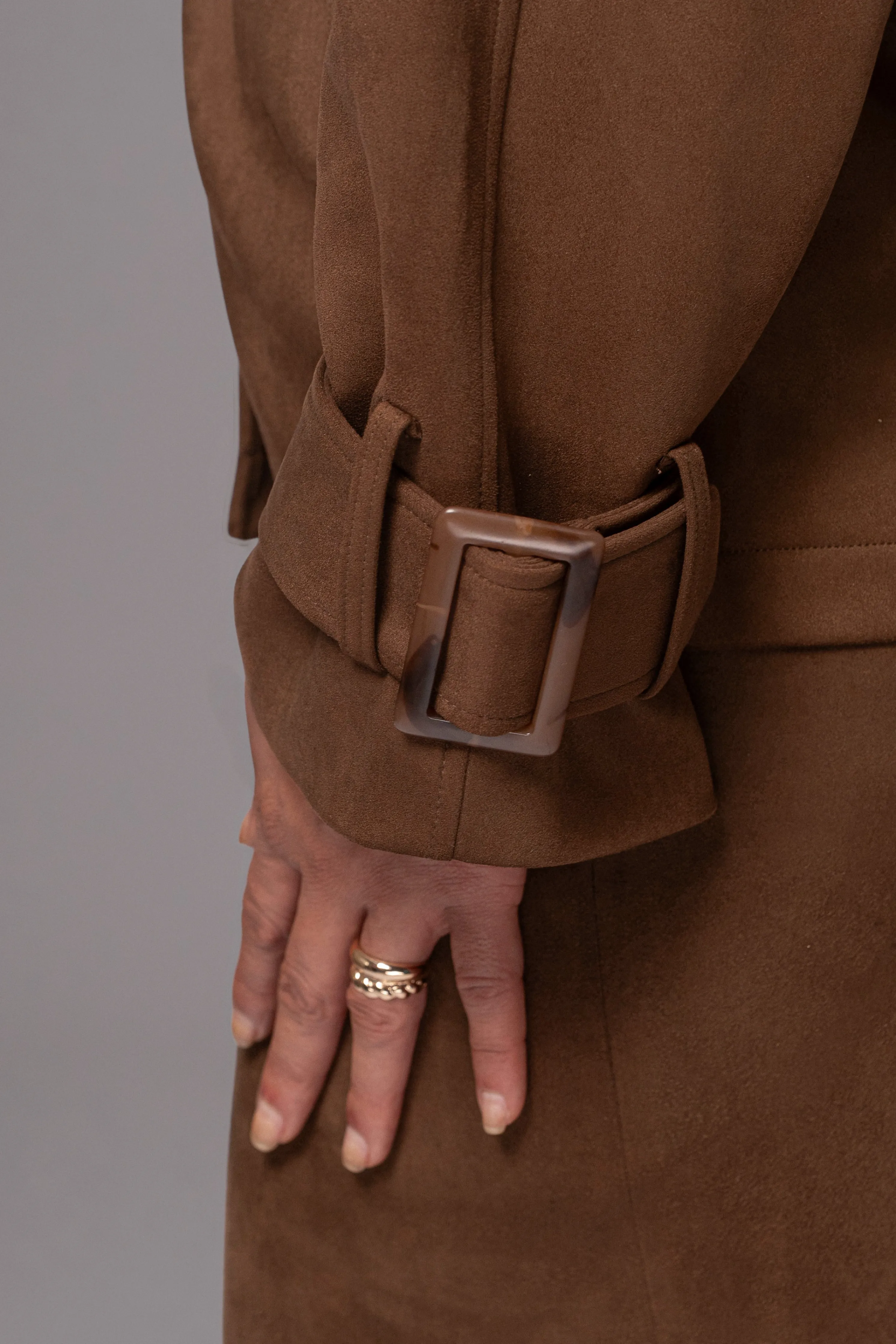 Chocolate Nightfall Suede Jacket