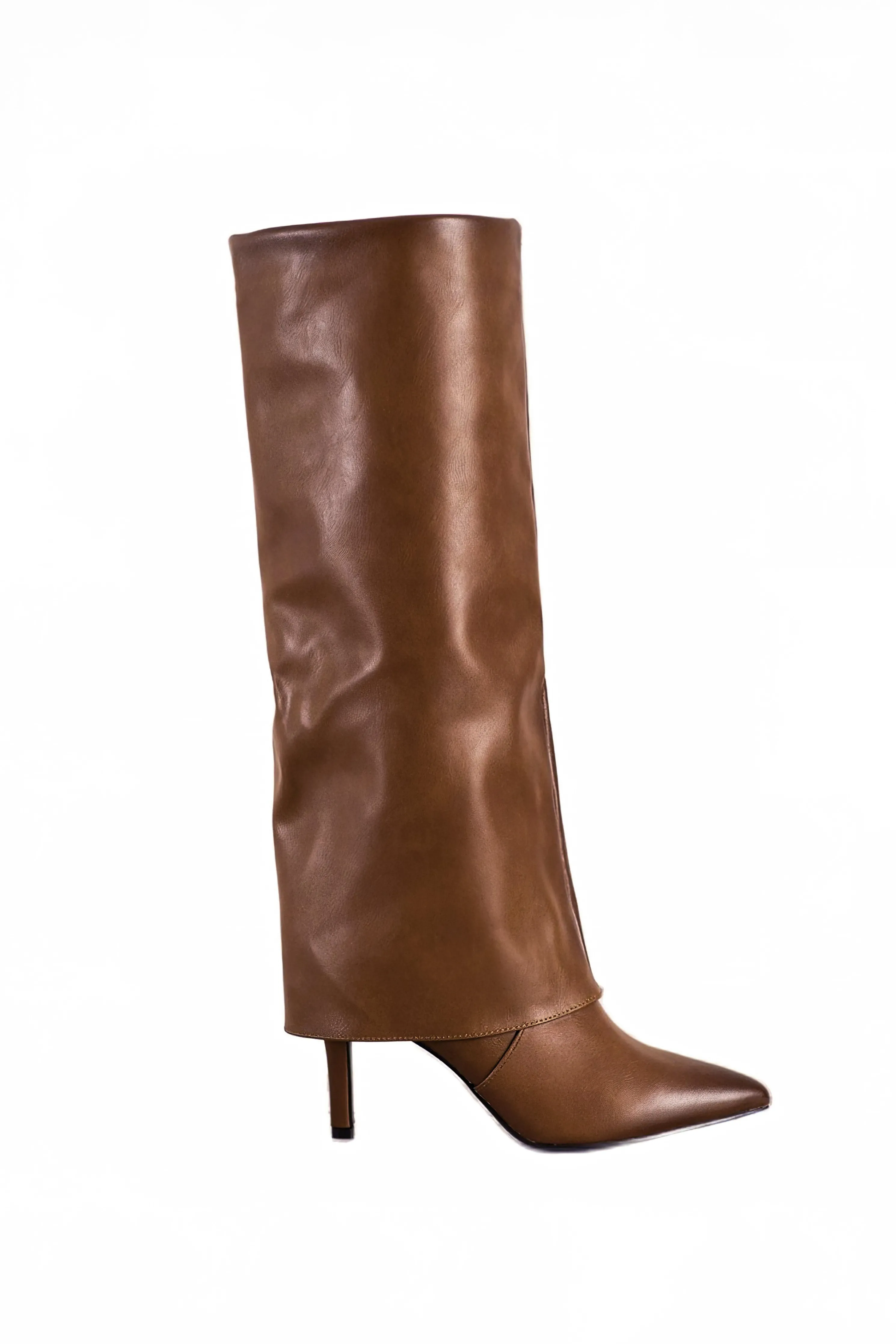 Chocolate Passage Faux Leather Boots
