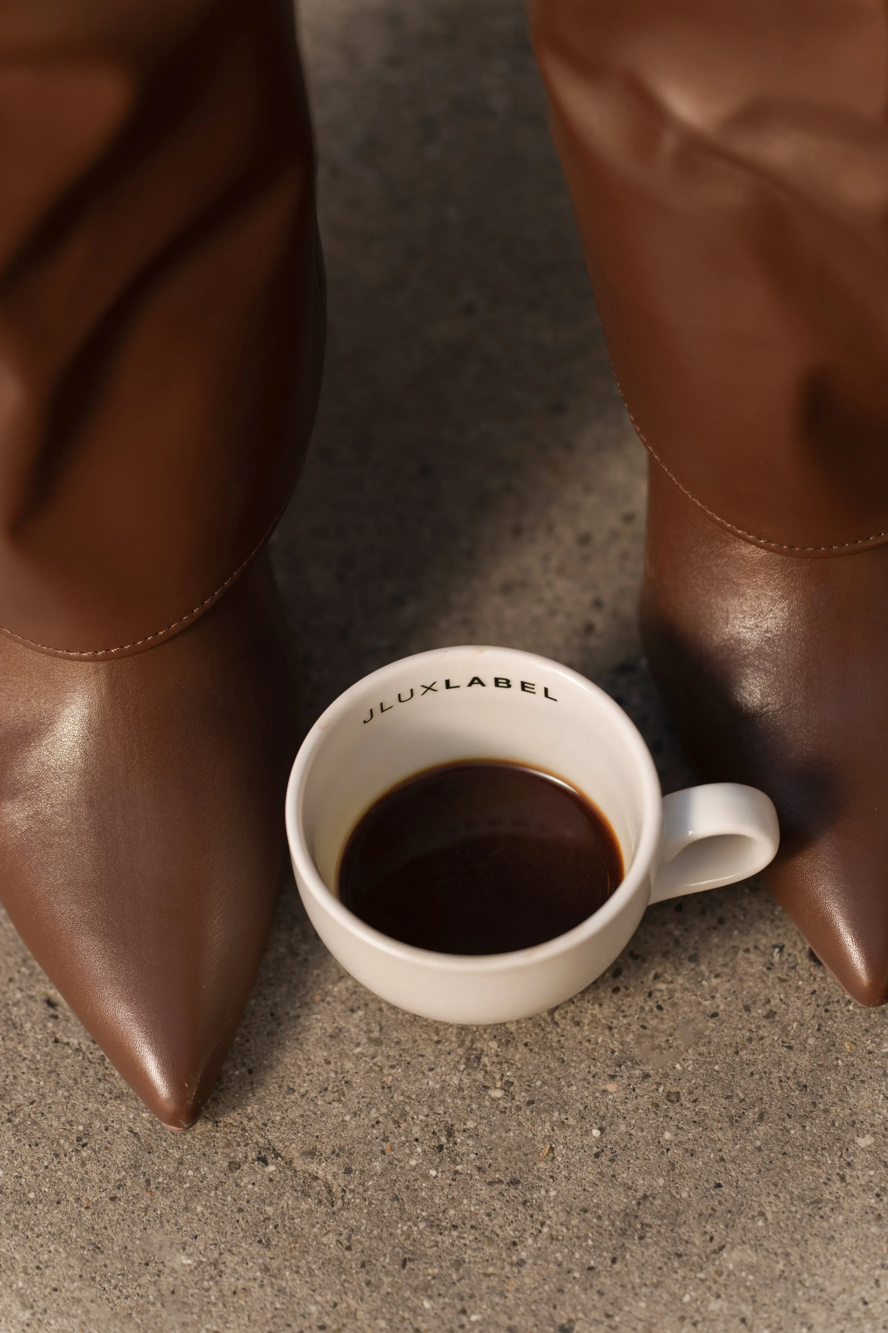 Chocolate Passage Faux Leather Boots