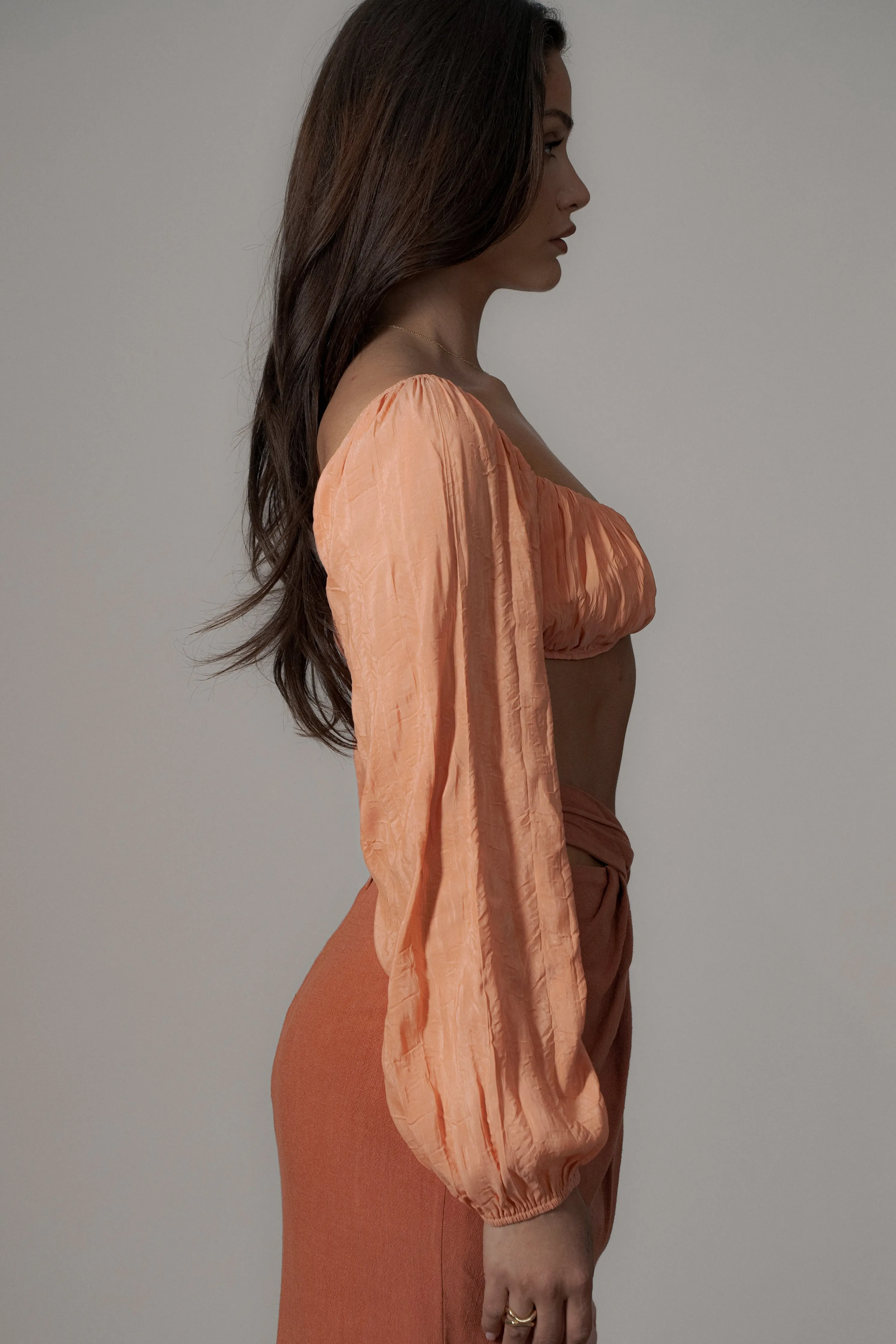 Coral Carey Long Sleeve Top