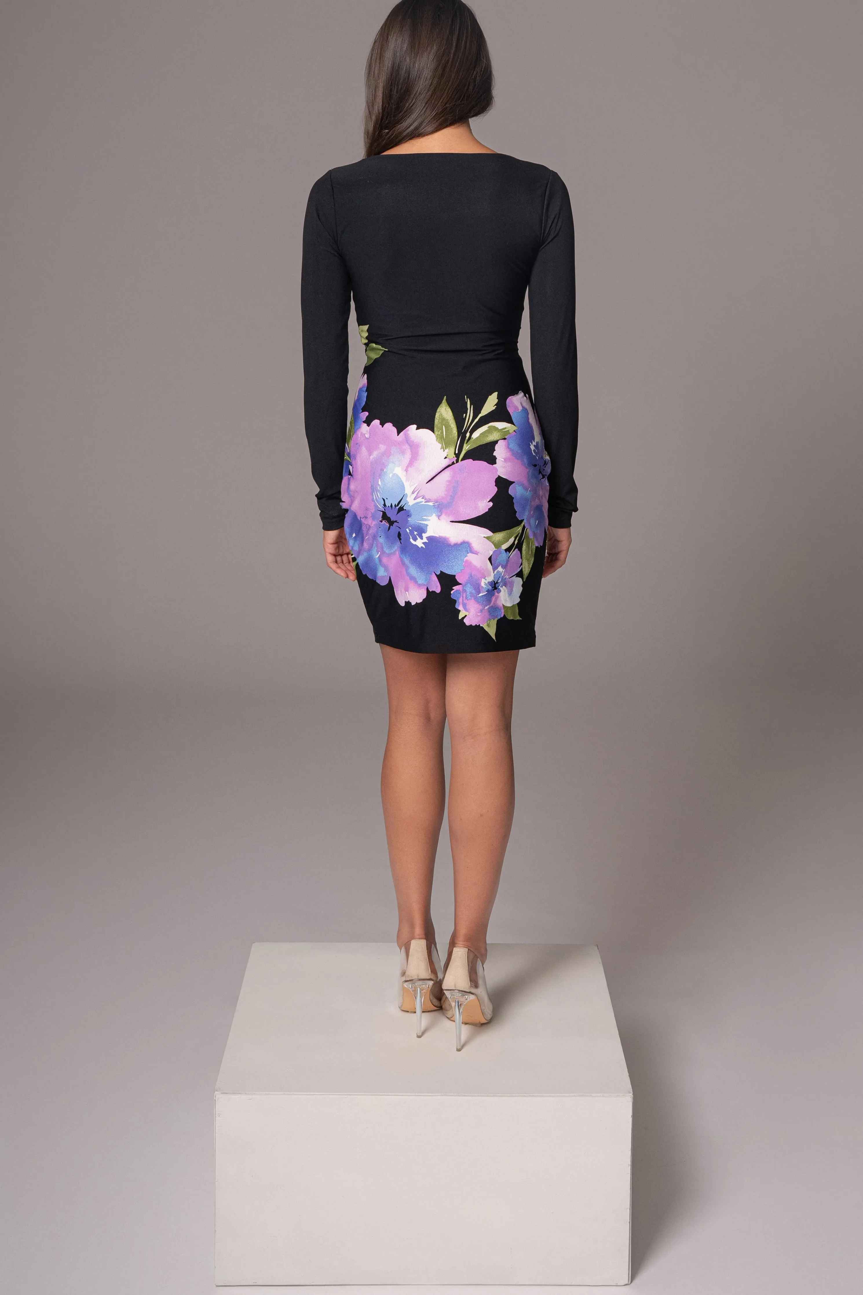 Floral Print Exotic Flower Dress