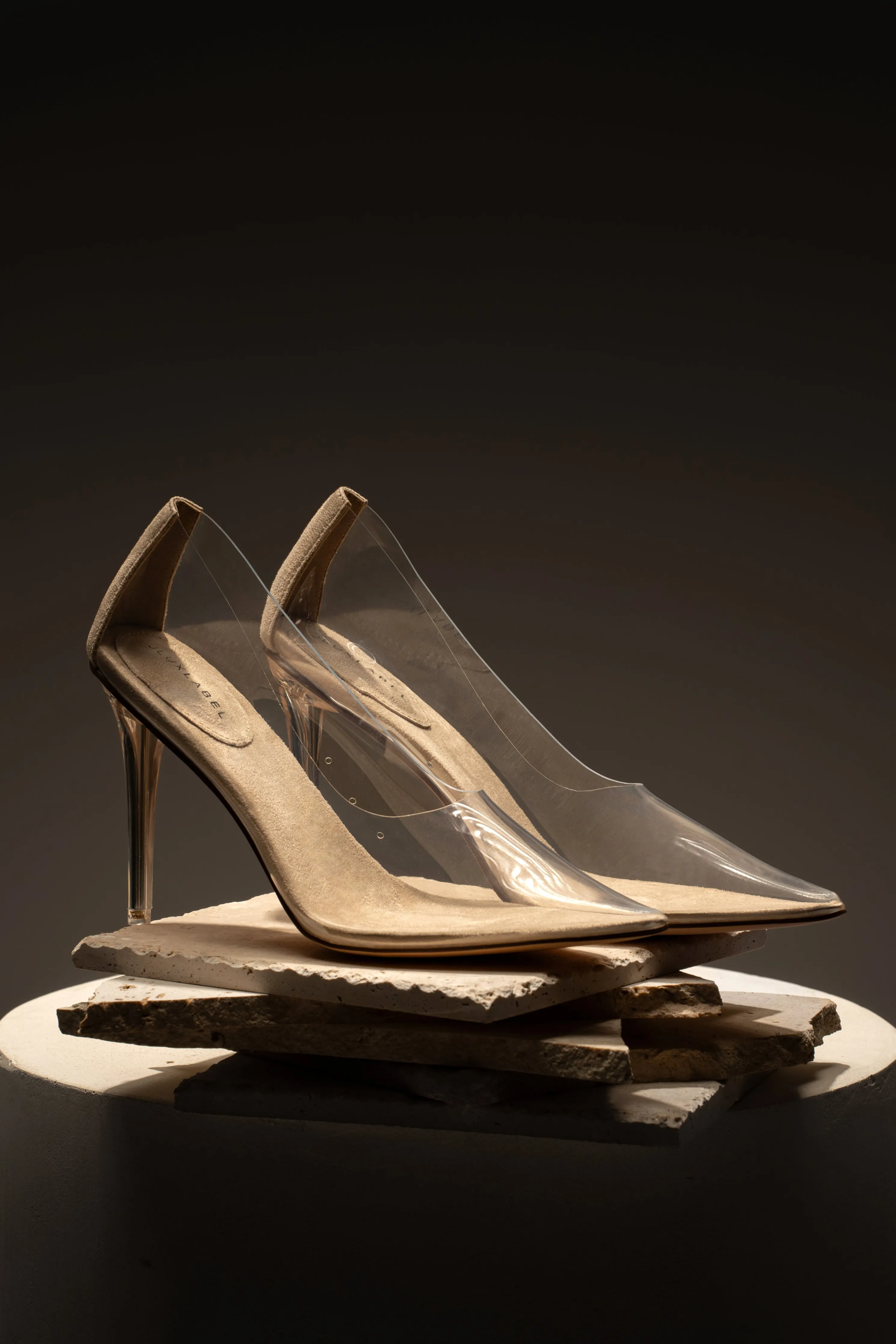 Glass Doll Clear Pumps
