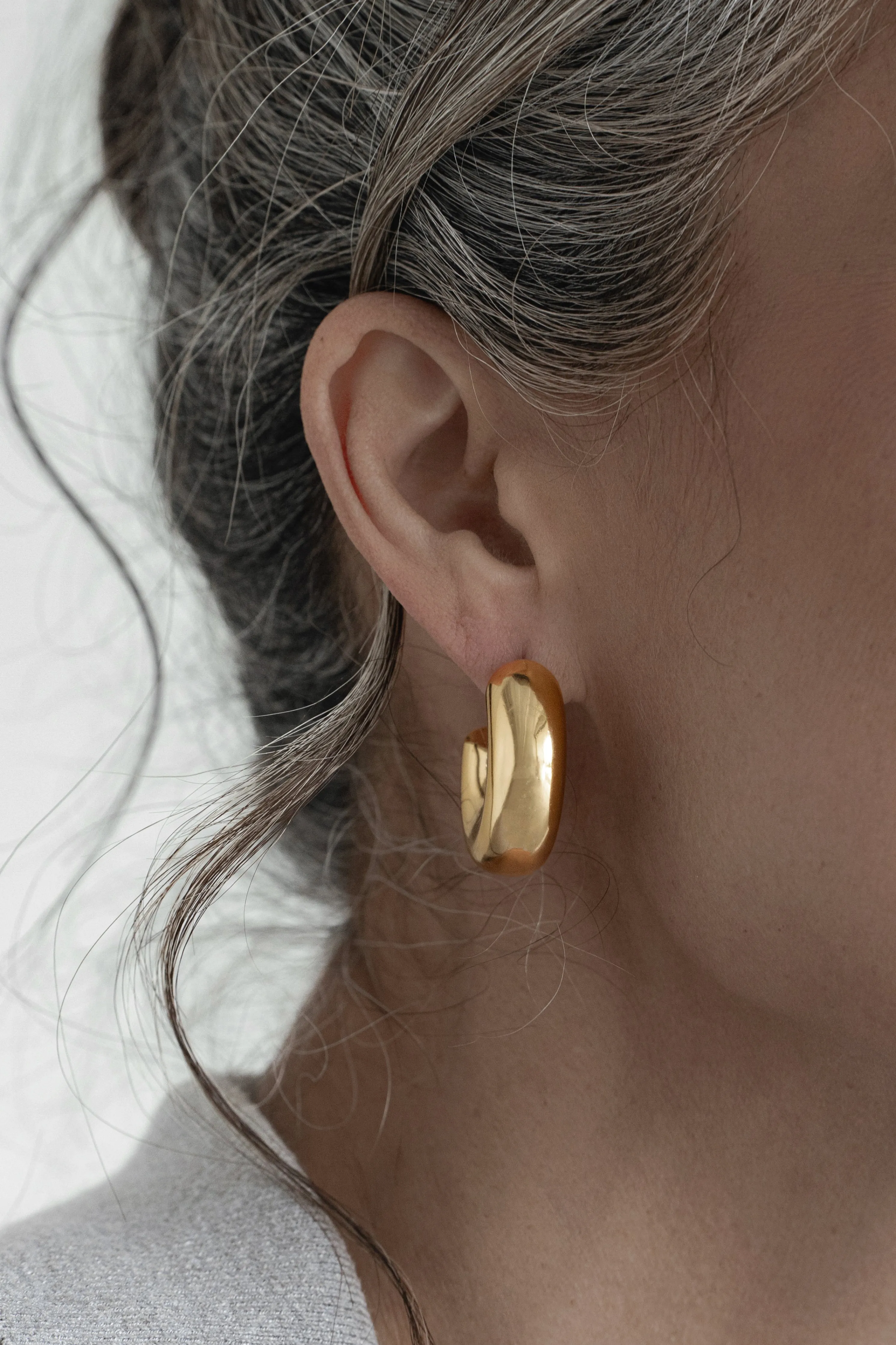 Gold Caris Mini Hoop Earrings