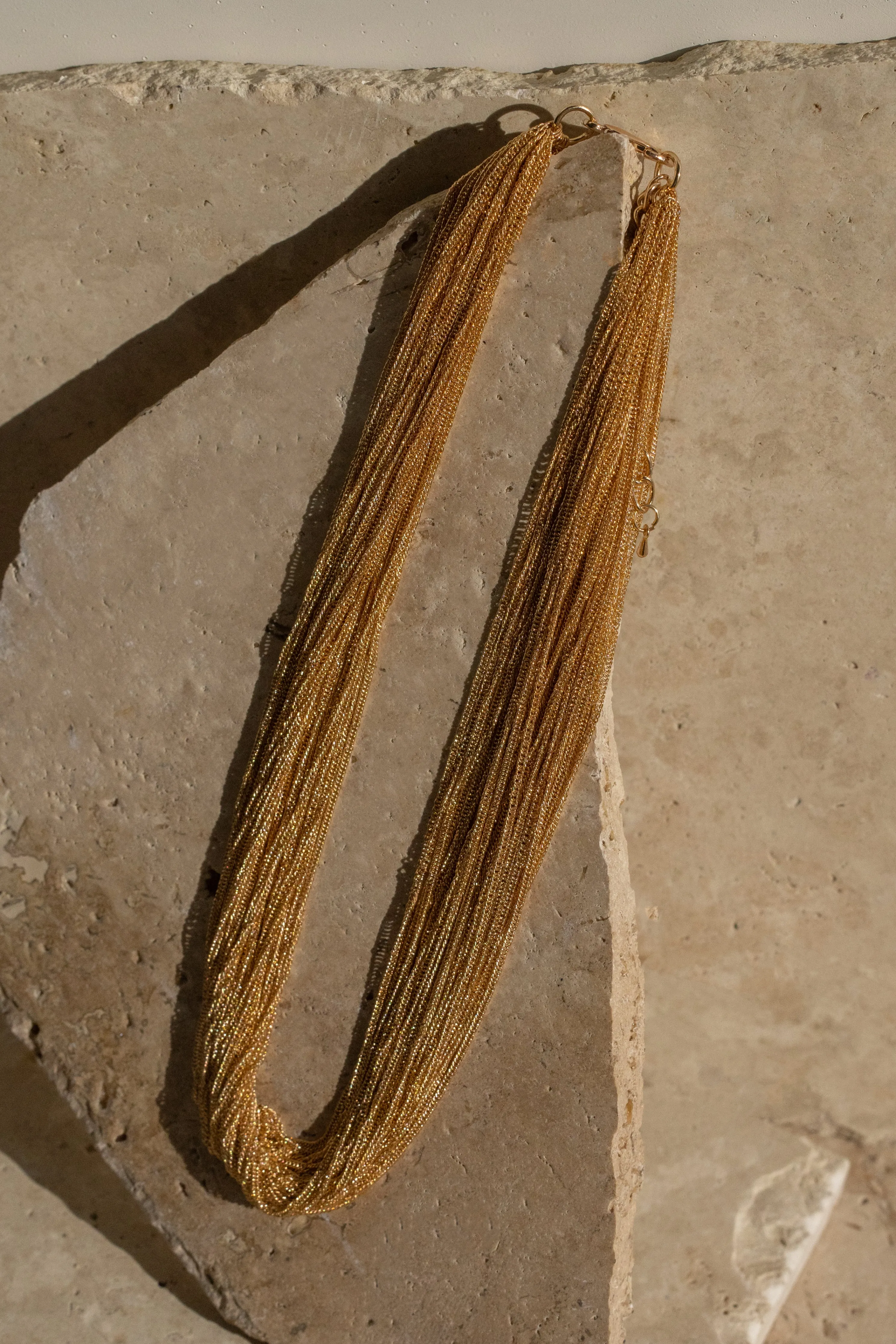 Gold Molly Multi Chain Necklace