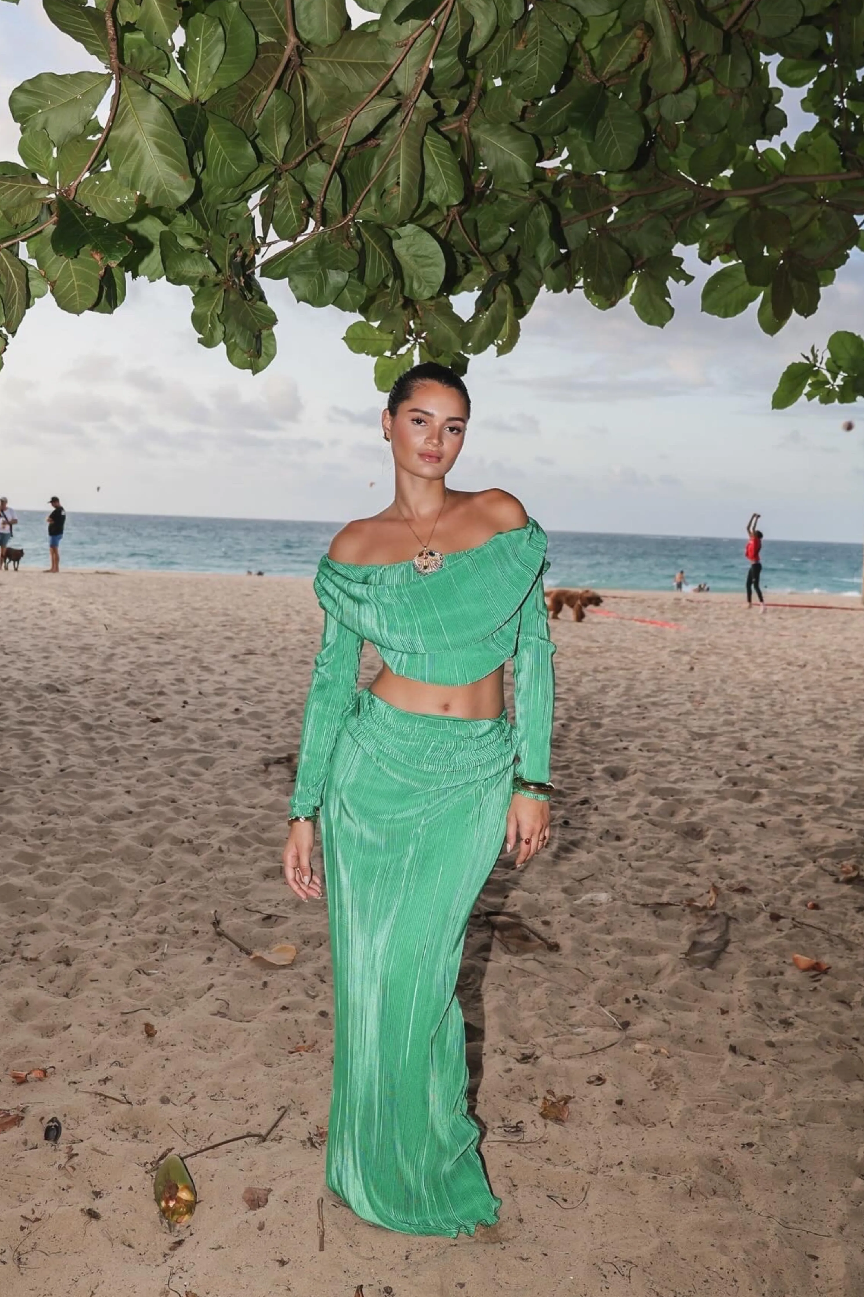 Green Haidyn Skirt Set