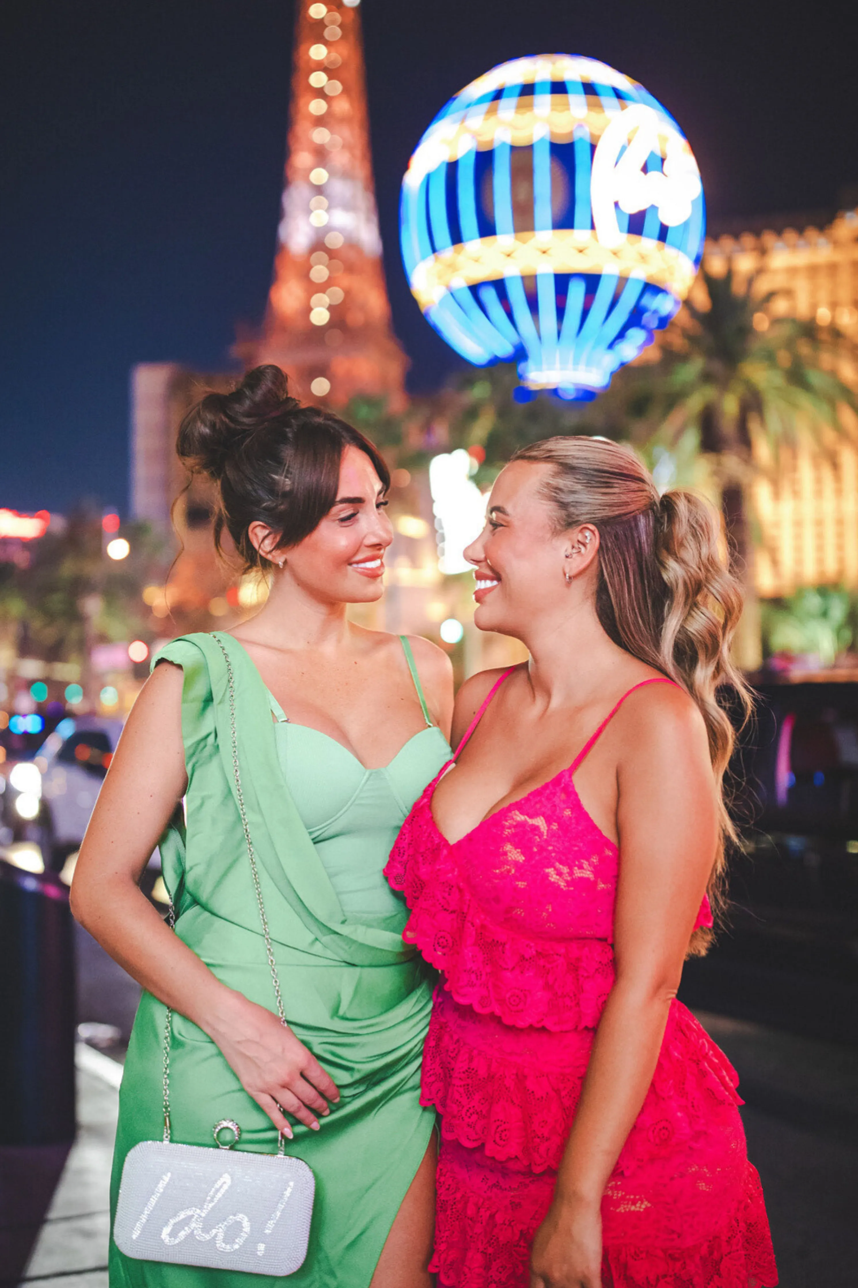 Green KRISTIANA SLIT DRESS