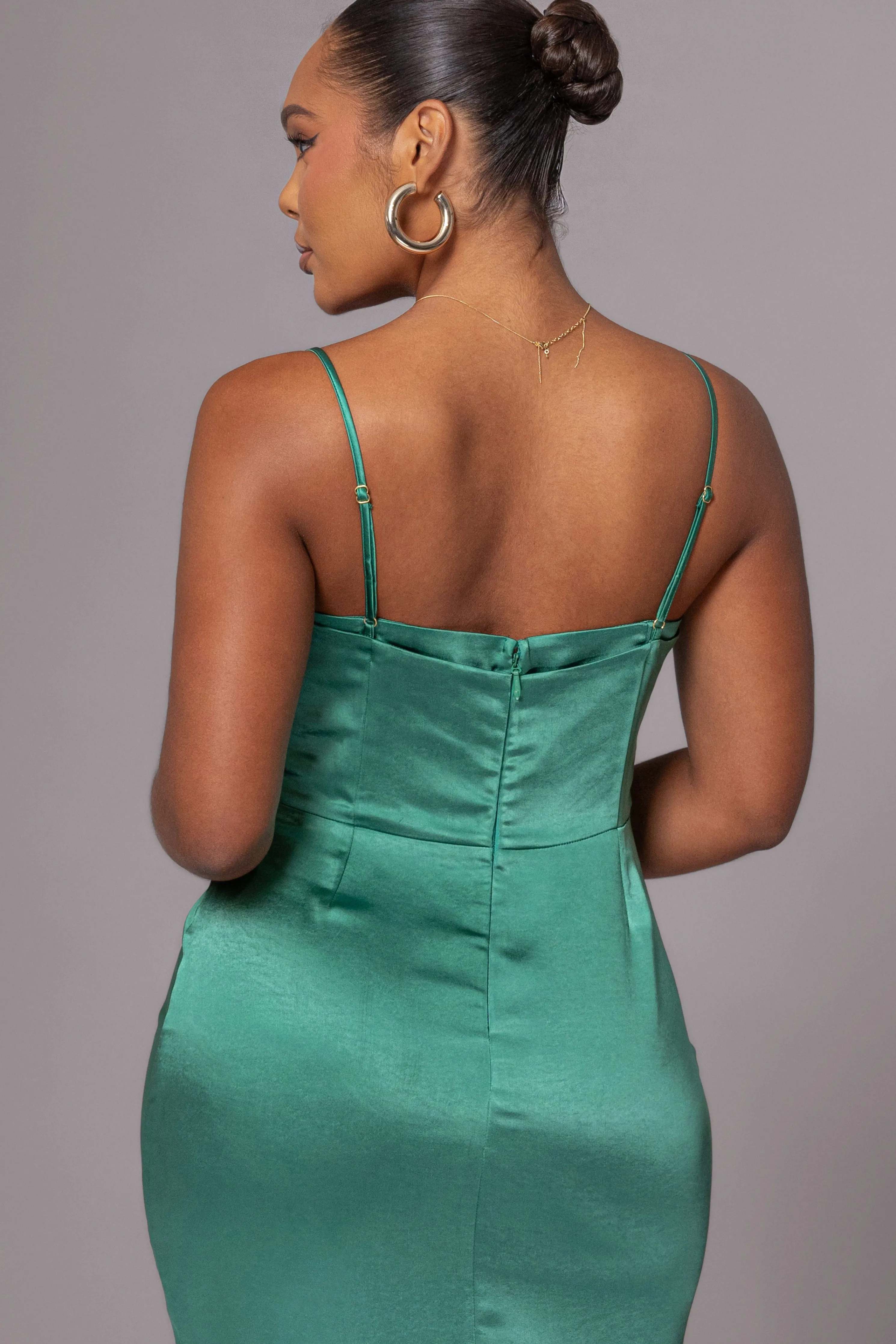 Green Moment In Time Maxi Dress