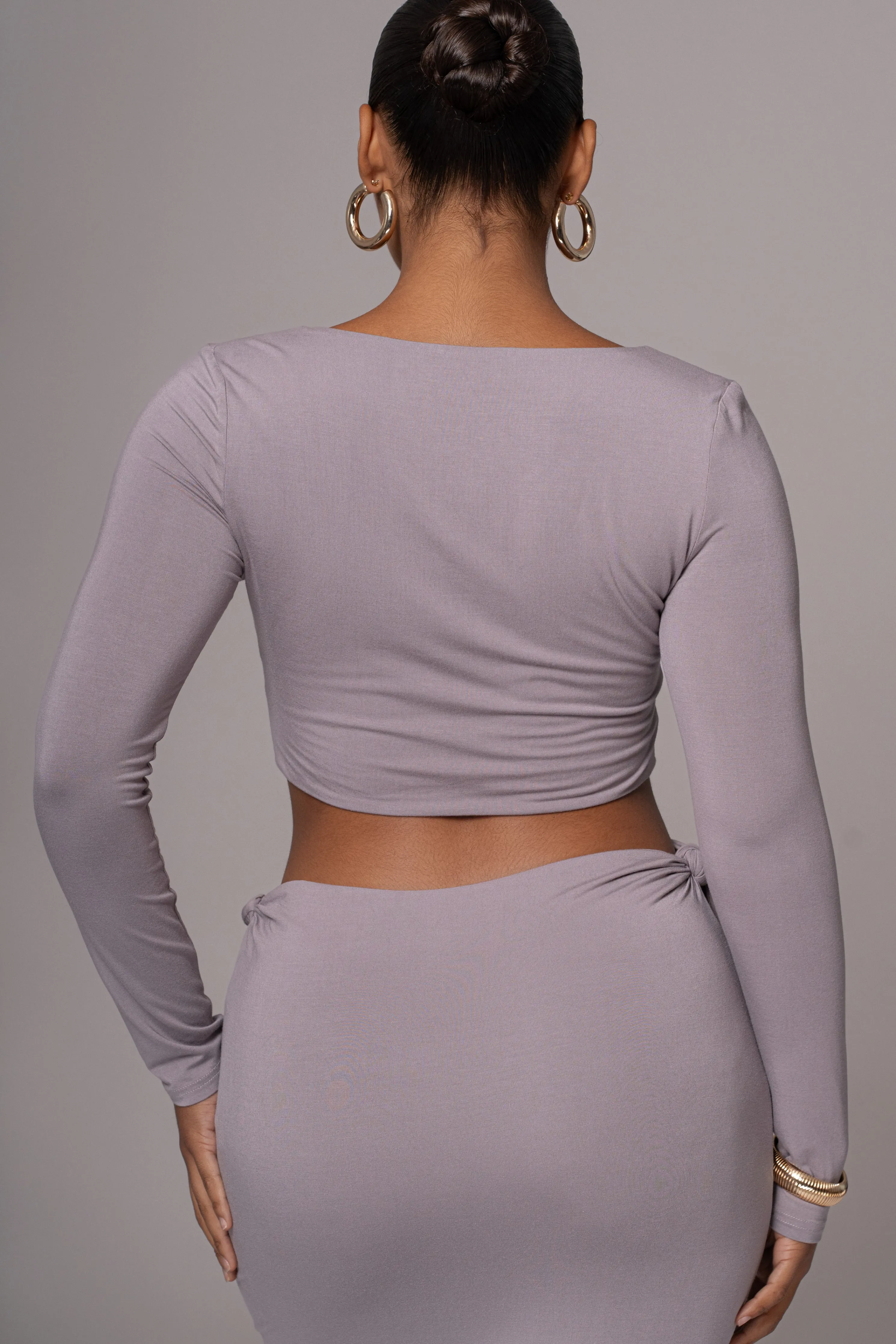 Grey Geneva Skirt Set
