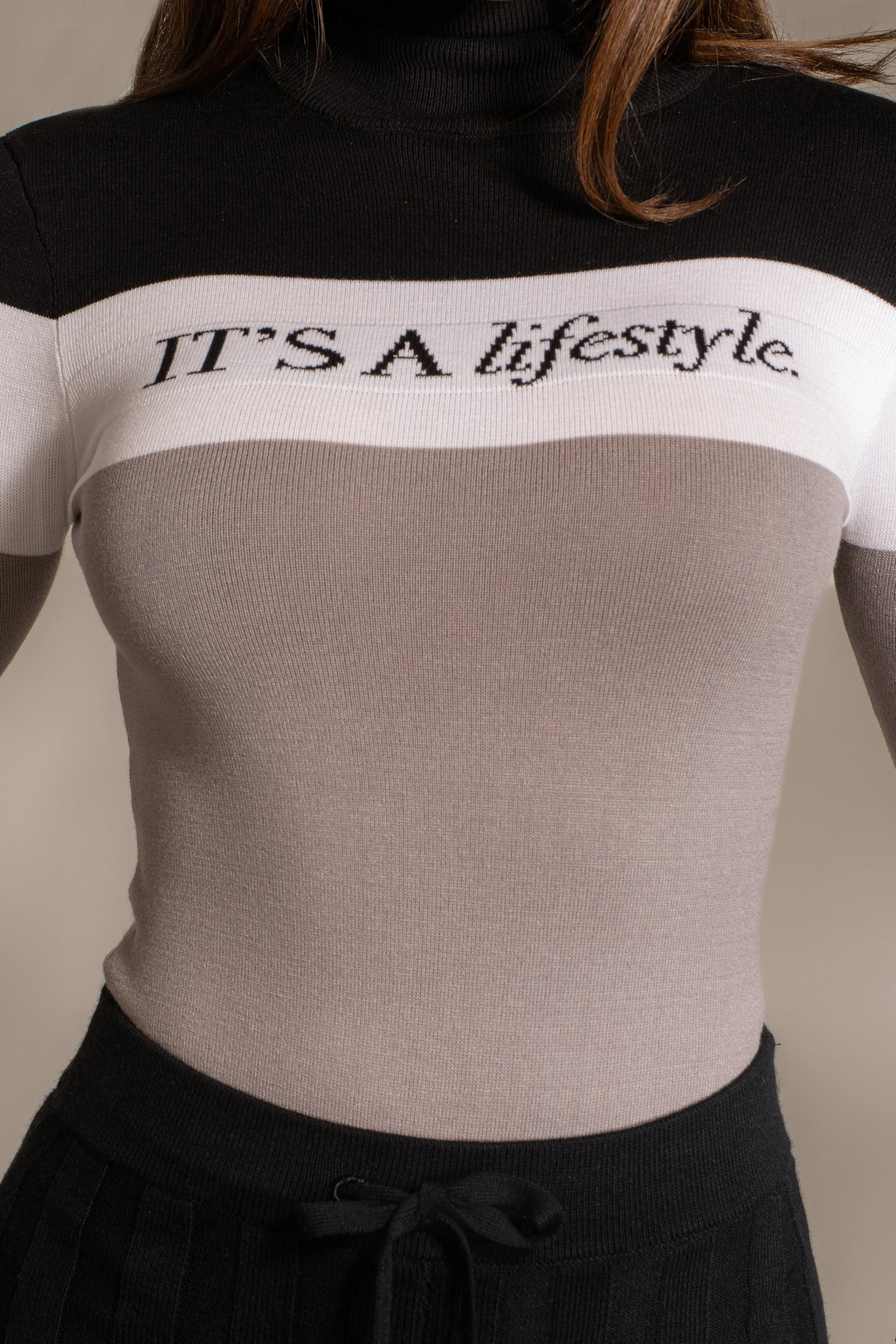 Grey Lifestyle Knit Bodysuit