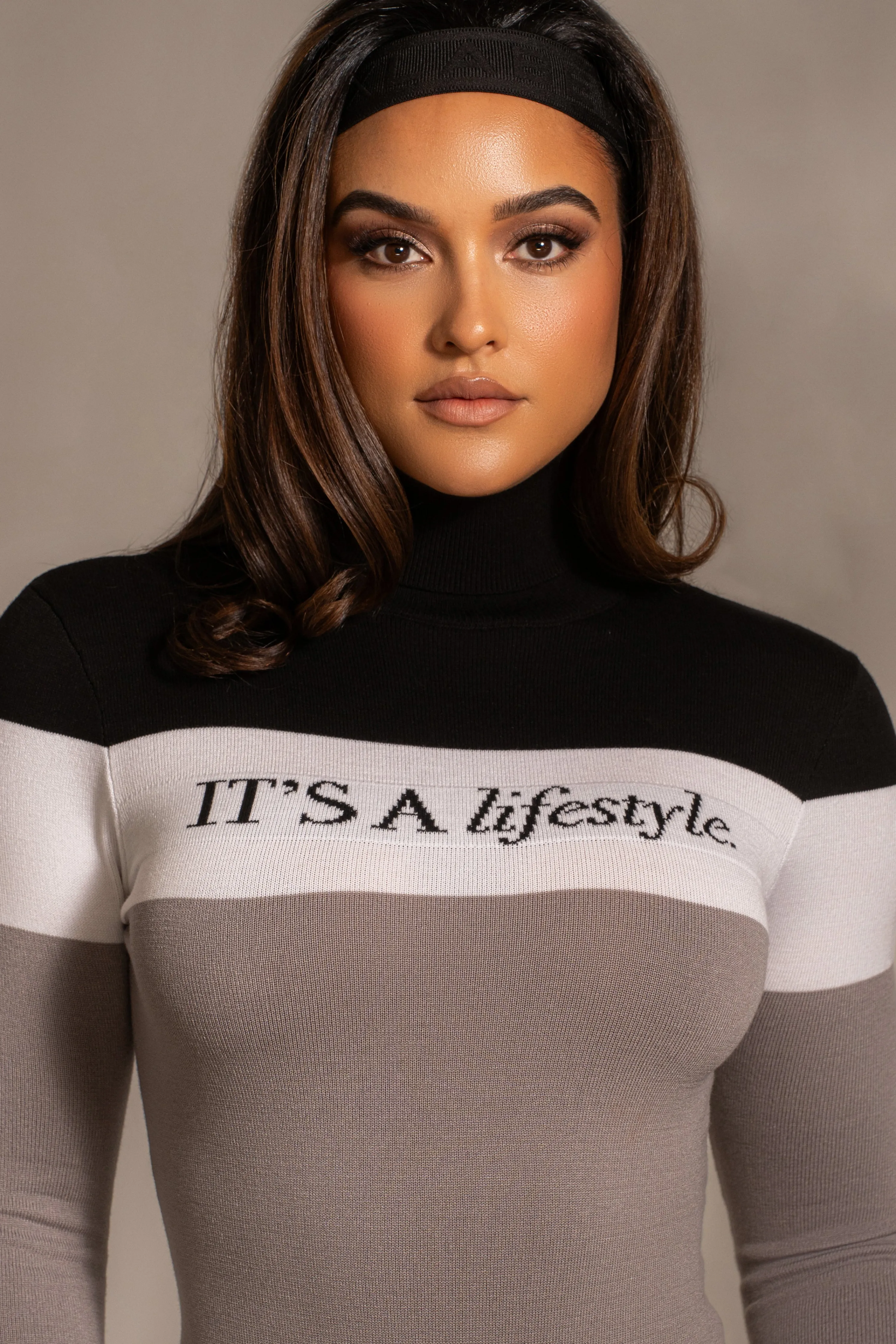 Grey Lifestyle Knit Bodysuit